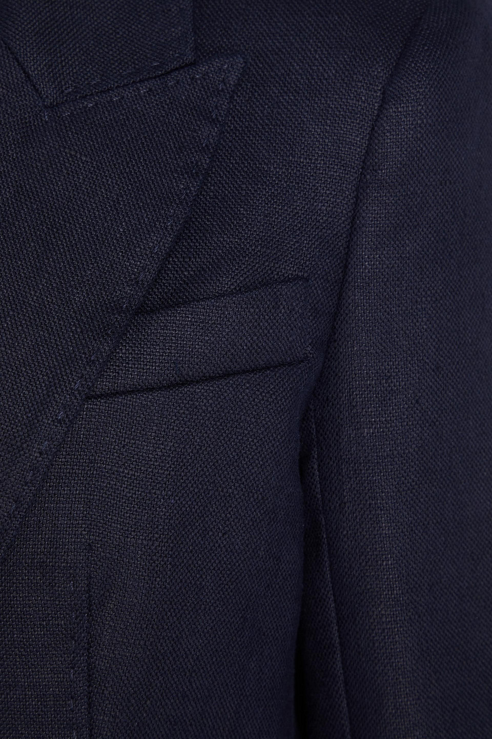 Zimmermann Linen Blazer In Blue