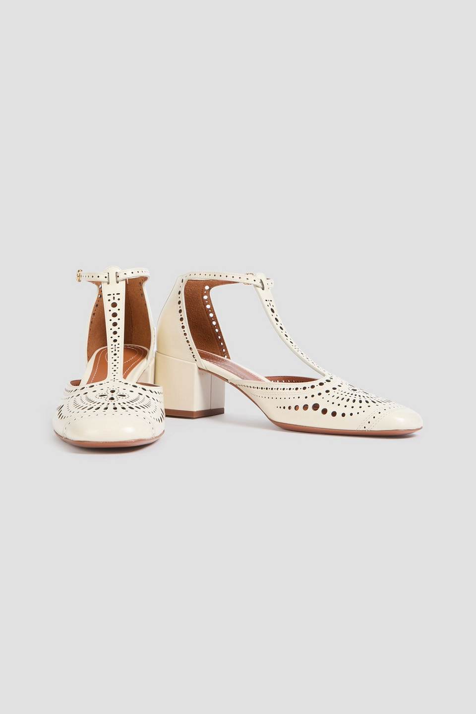 Zimmermann Eliot Laser-cut Leather Pumps