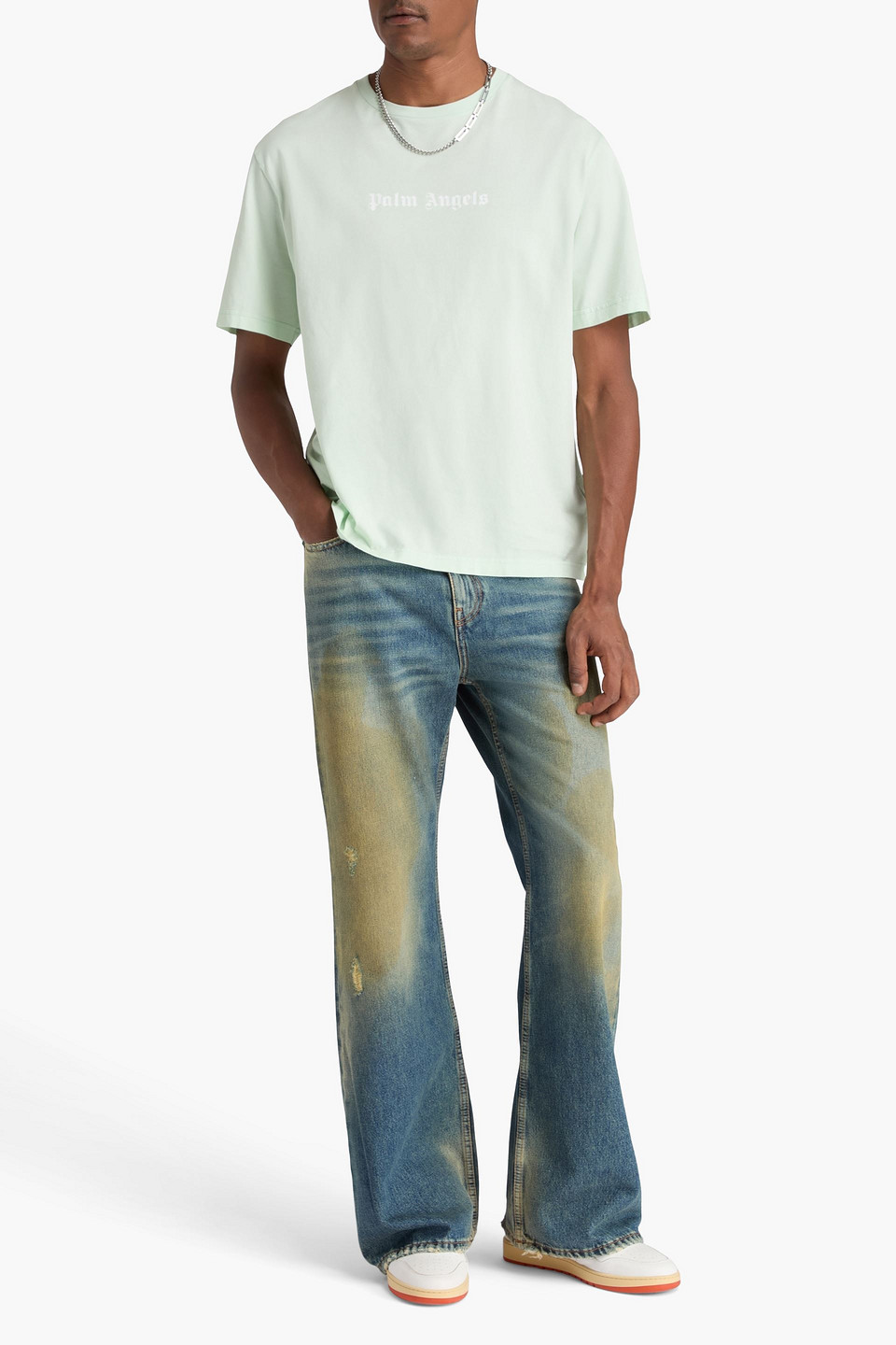  Palm Angels - Distressed Denim Jeans - Blue - 34 