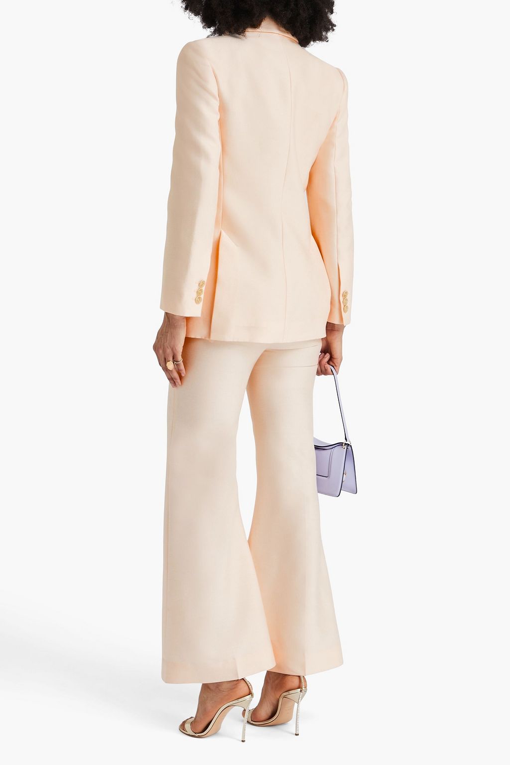 ZIMMERMANN ウール&シルク混 ダブルブレストブレザー