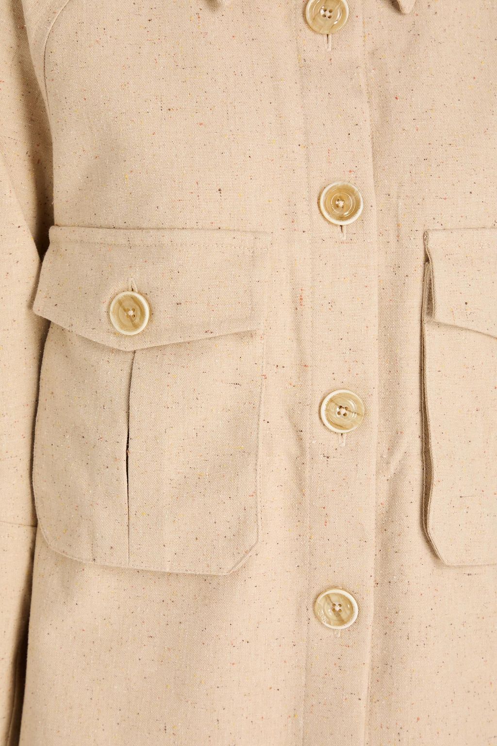 ZIMMERMANN Donegal cotton and silk-blend shirt jacket