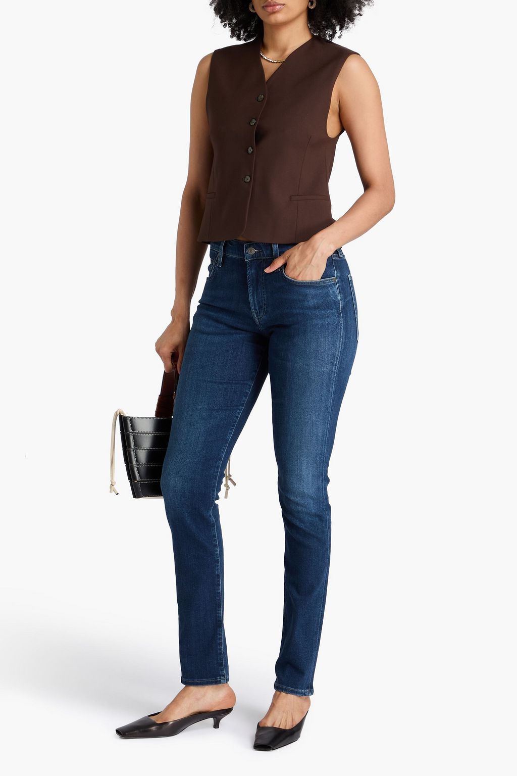CITIZENS OF HUMANITY Olivia high-rise slim-leg jeans