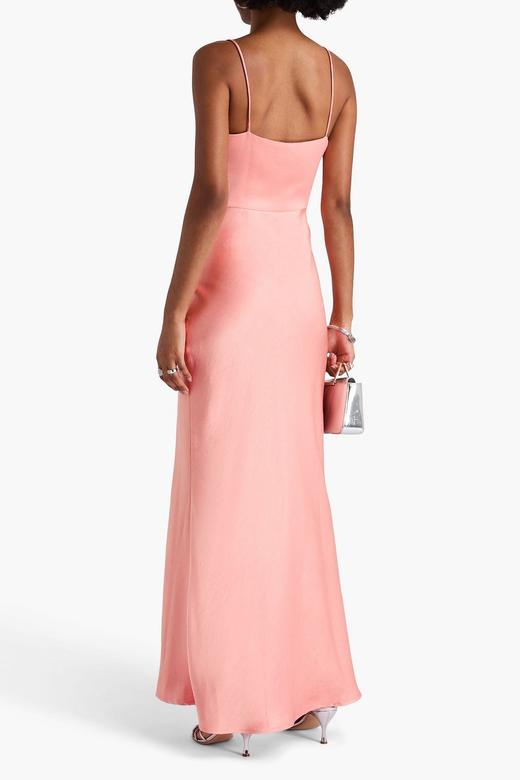 BEC & BRIDGE Nadia draped satin maxi dress