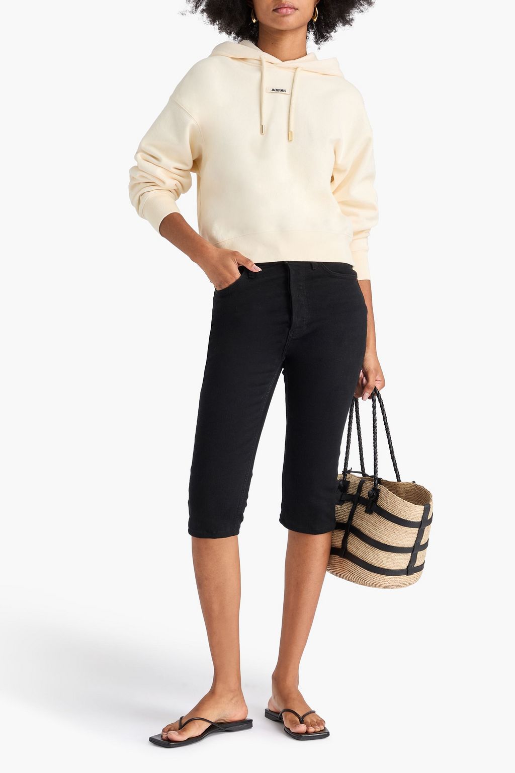 JACQUEMUS コットンフリース フーディ