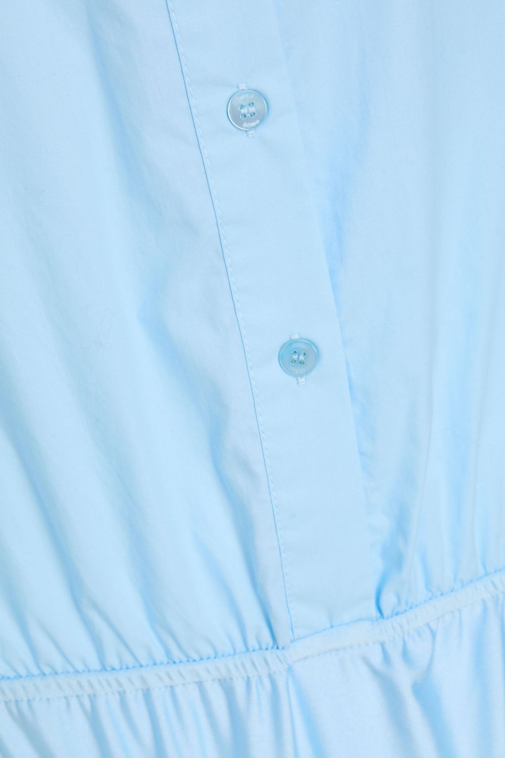 STAUD Twiggy cotton-poplin bodysuit
