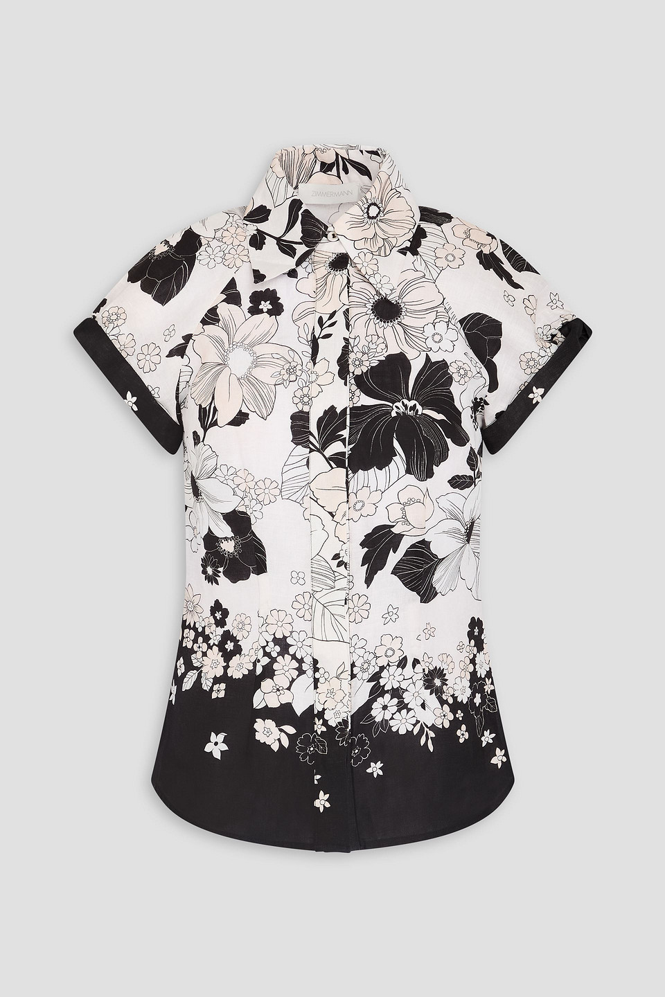 Zimmermann Floral-print Linen Shirt