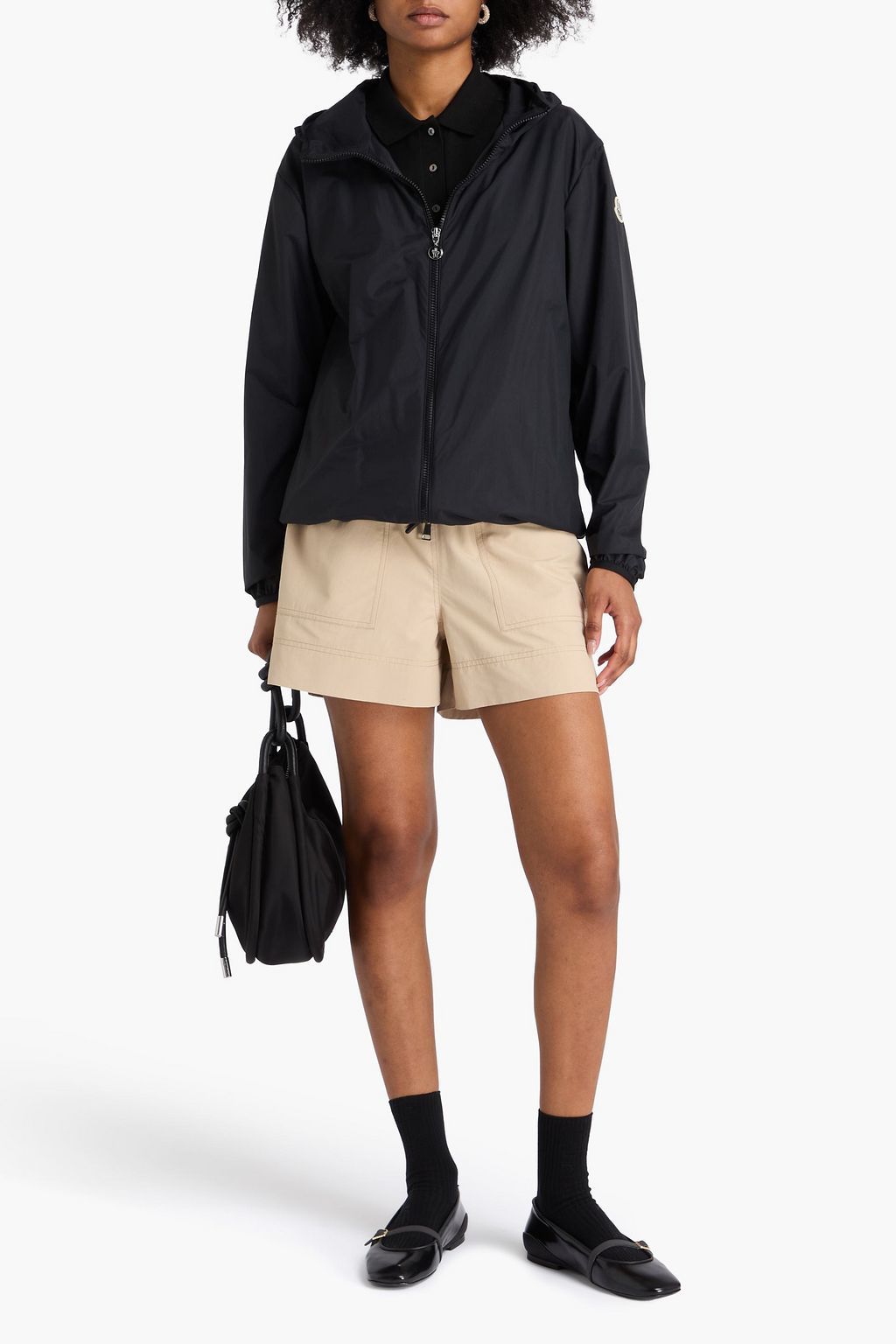MONCLER Shell hooded jacket