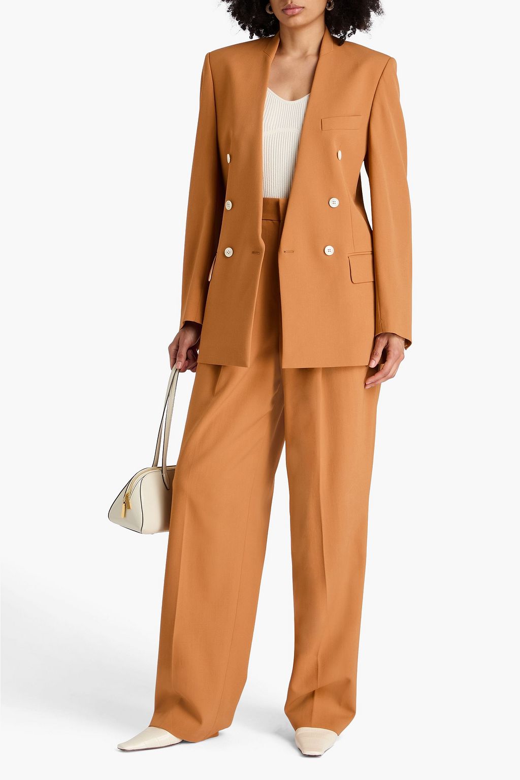 PETAR PETROV Double-breasted wool-blend blazer
