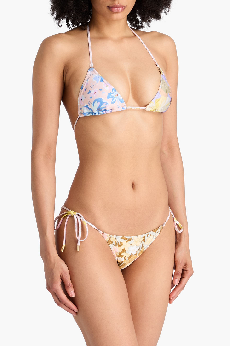  Zimmermann - Triangel-bikini Mit Floralem Print - Bunt - 0 