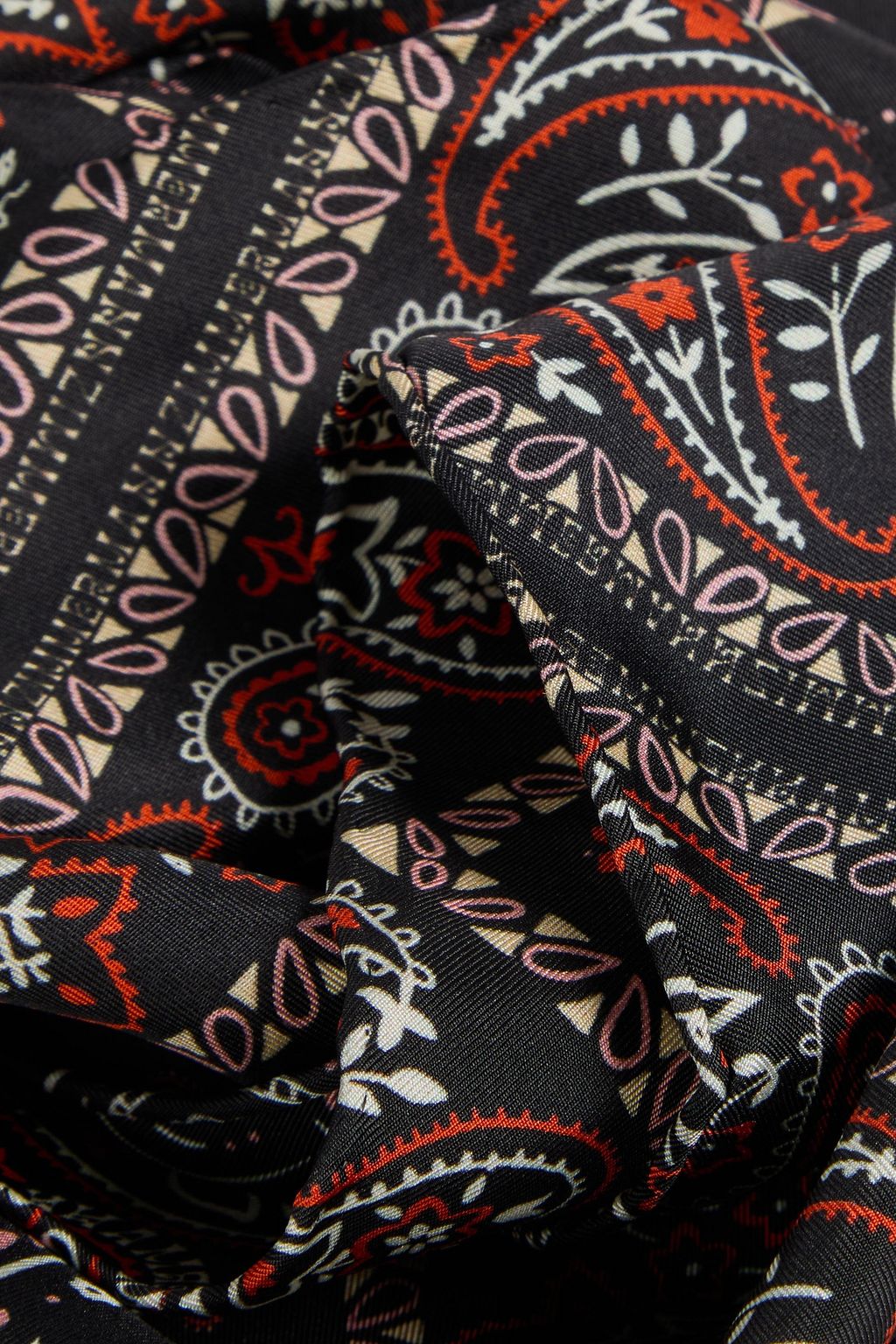 ZIMMERMANN Paisley-print silk-twill scarf