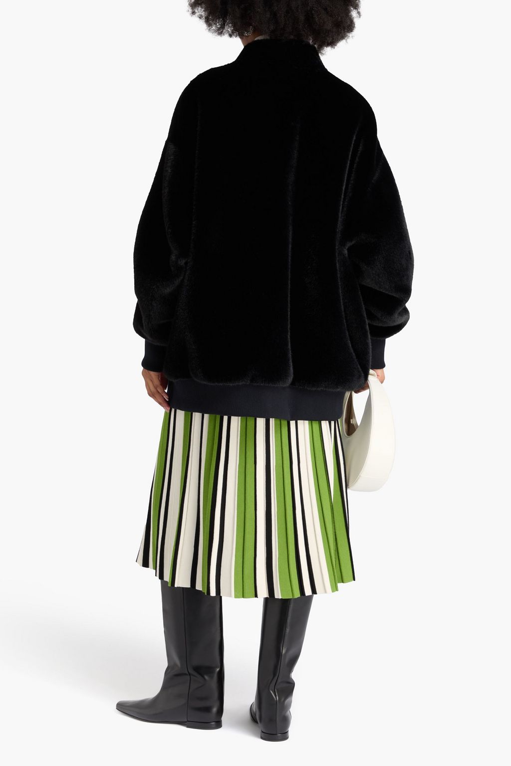 STAND STUDIO Iman Jacke aus Plüsch