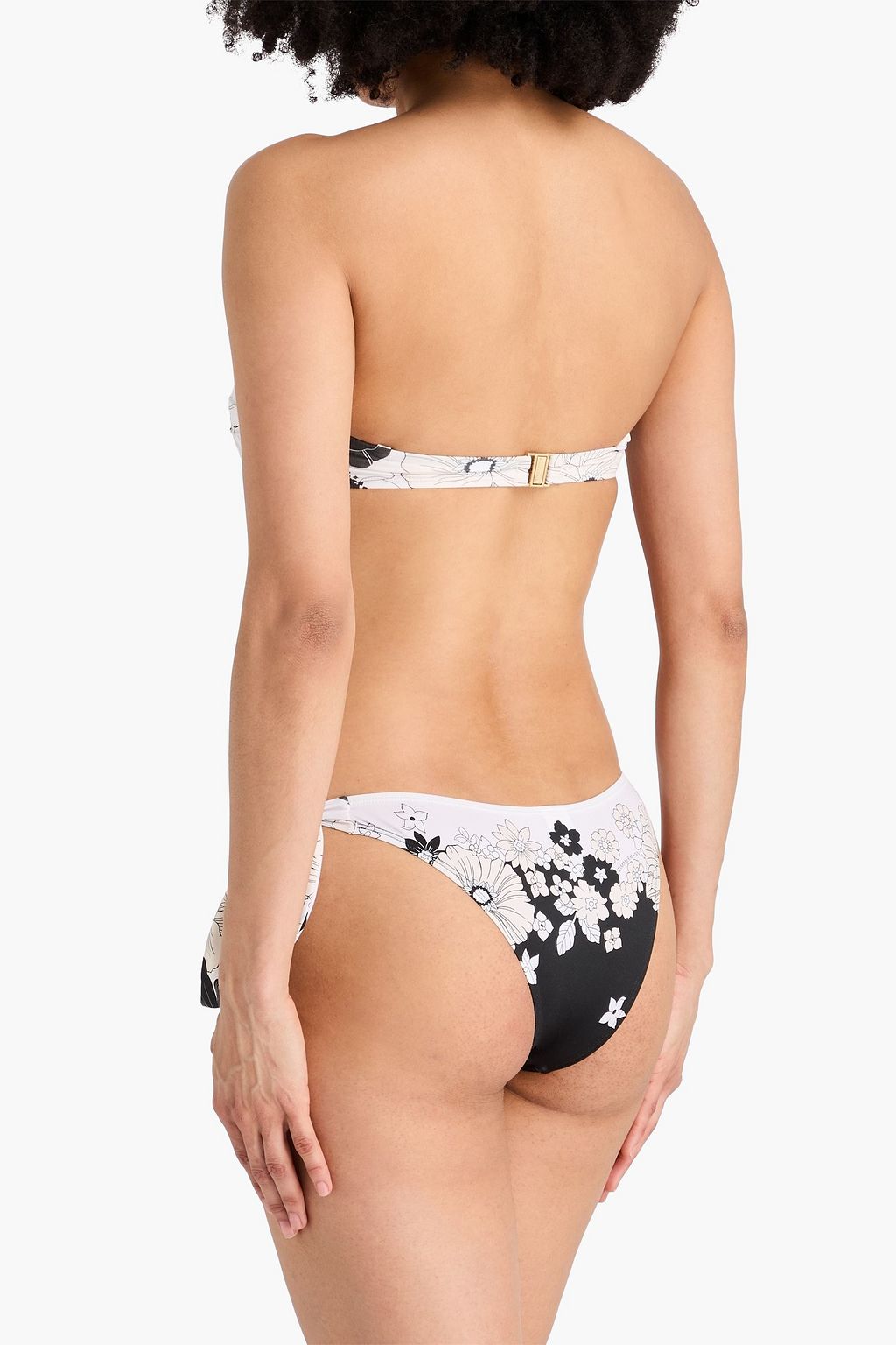 ZIMMERMANN Floral-print bandeau bikini