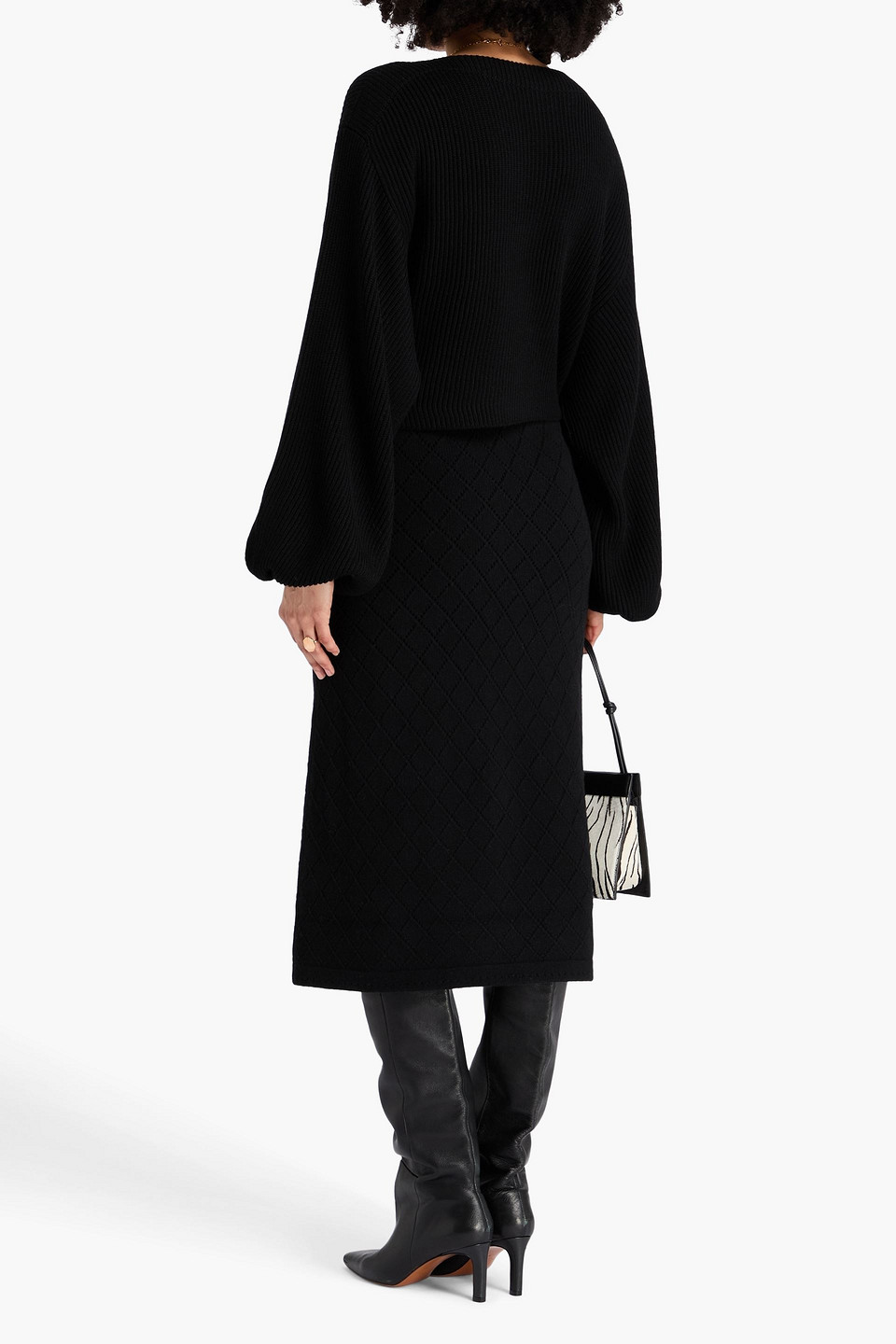  Zimmermann - Pullover Aus Gerippter Wolle - Schwarz - M 