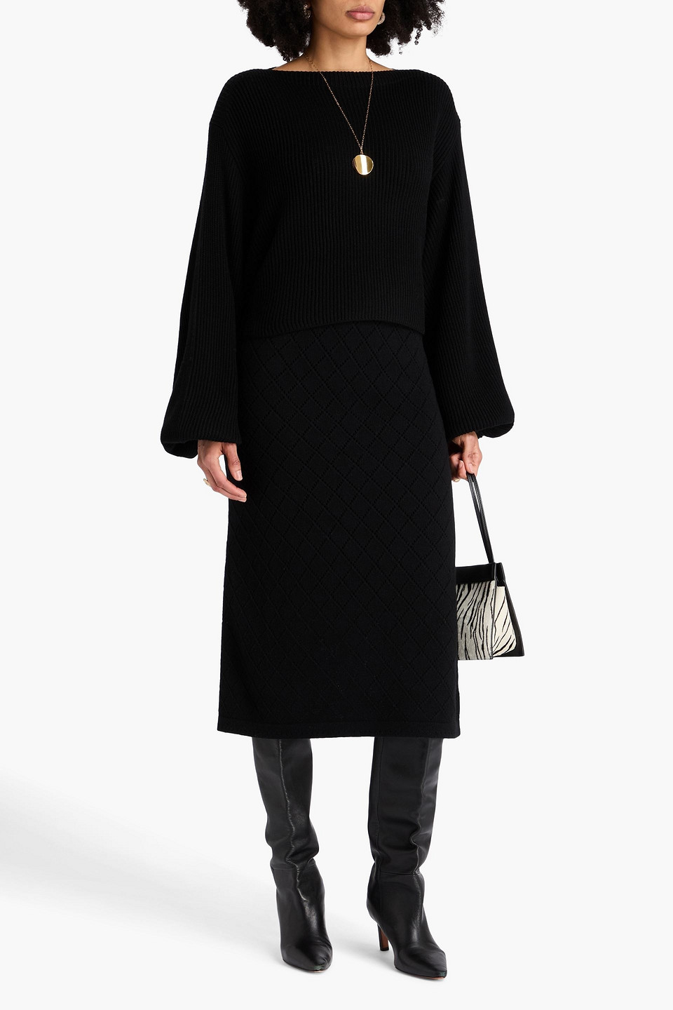  Zimmermann - Pullover Aus Gerippter Wolle - Schwarz - M 