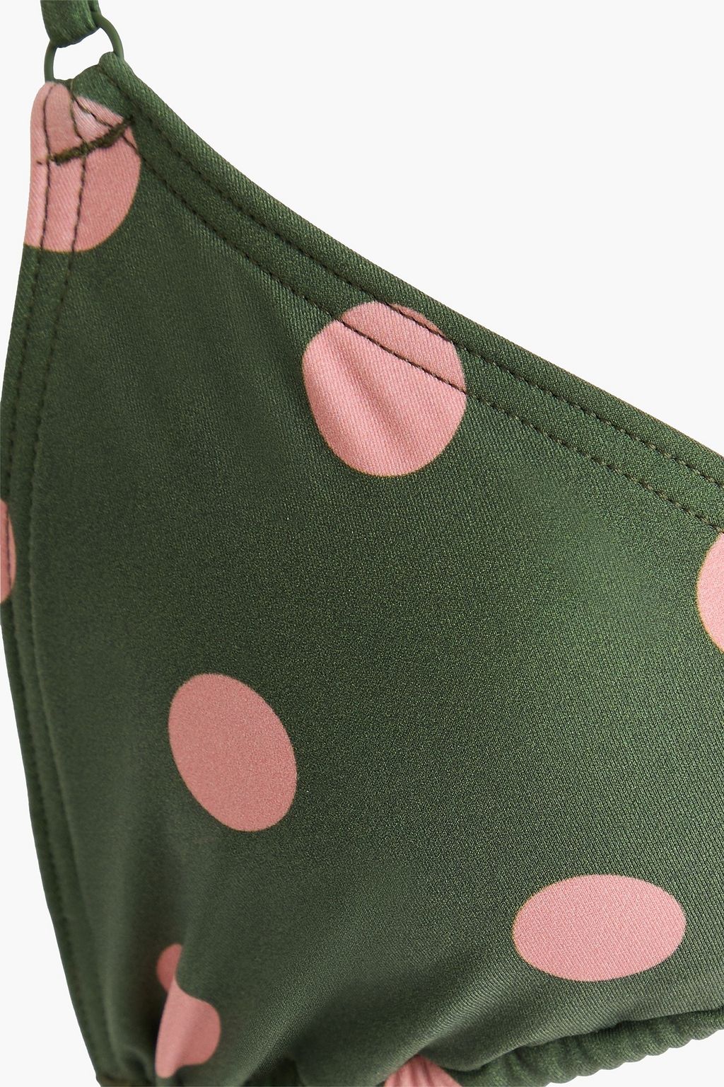 ZIMMERMANN Polka-dot triangle bikini top