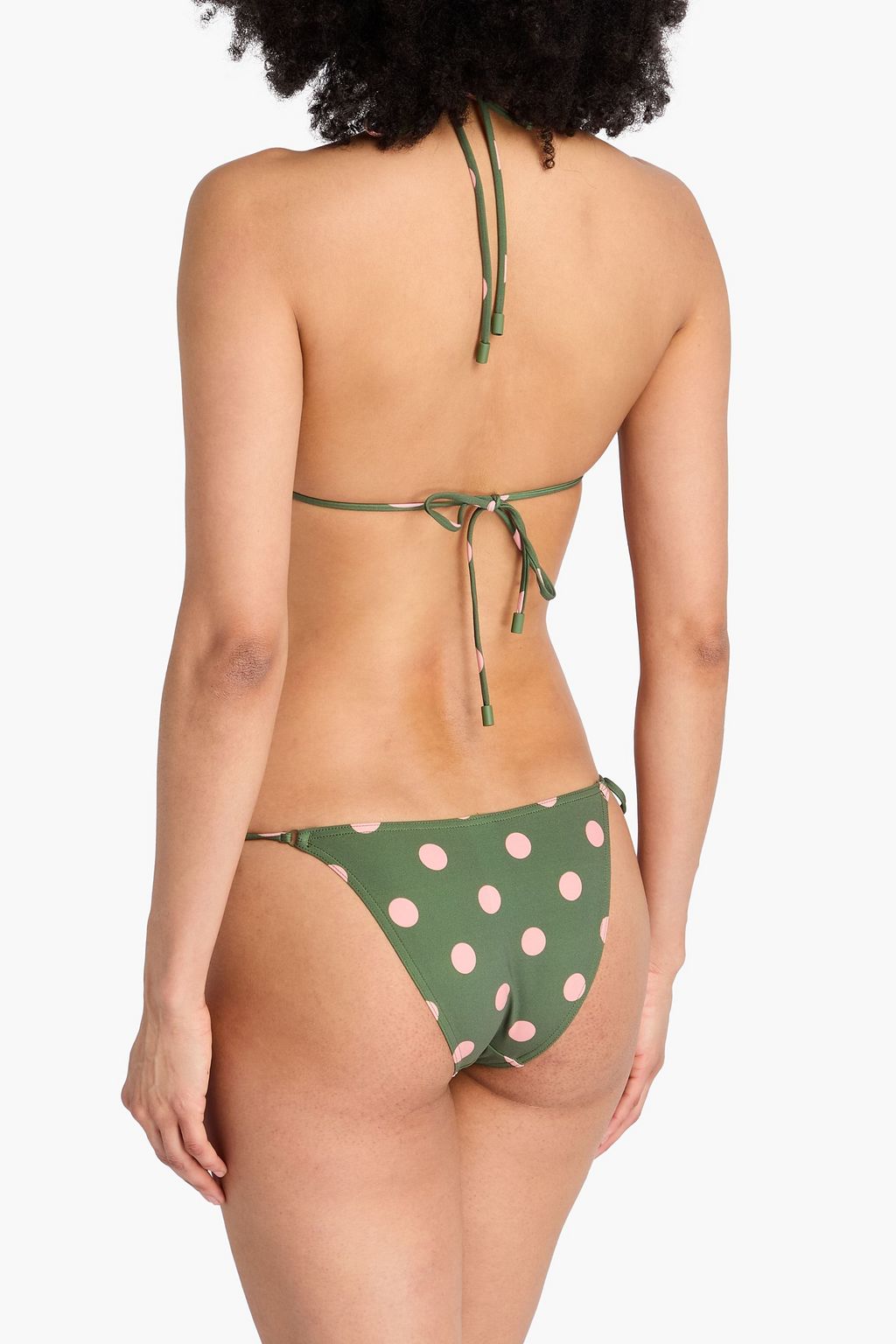 ZIMMERMANN Polka-dot triangle bikini top