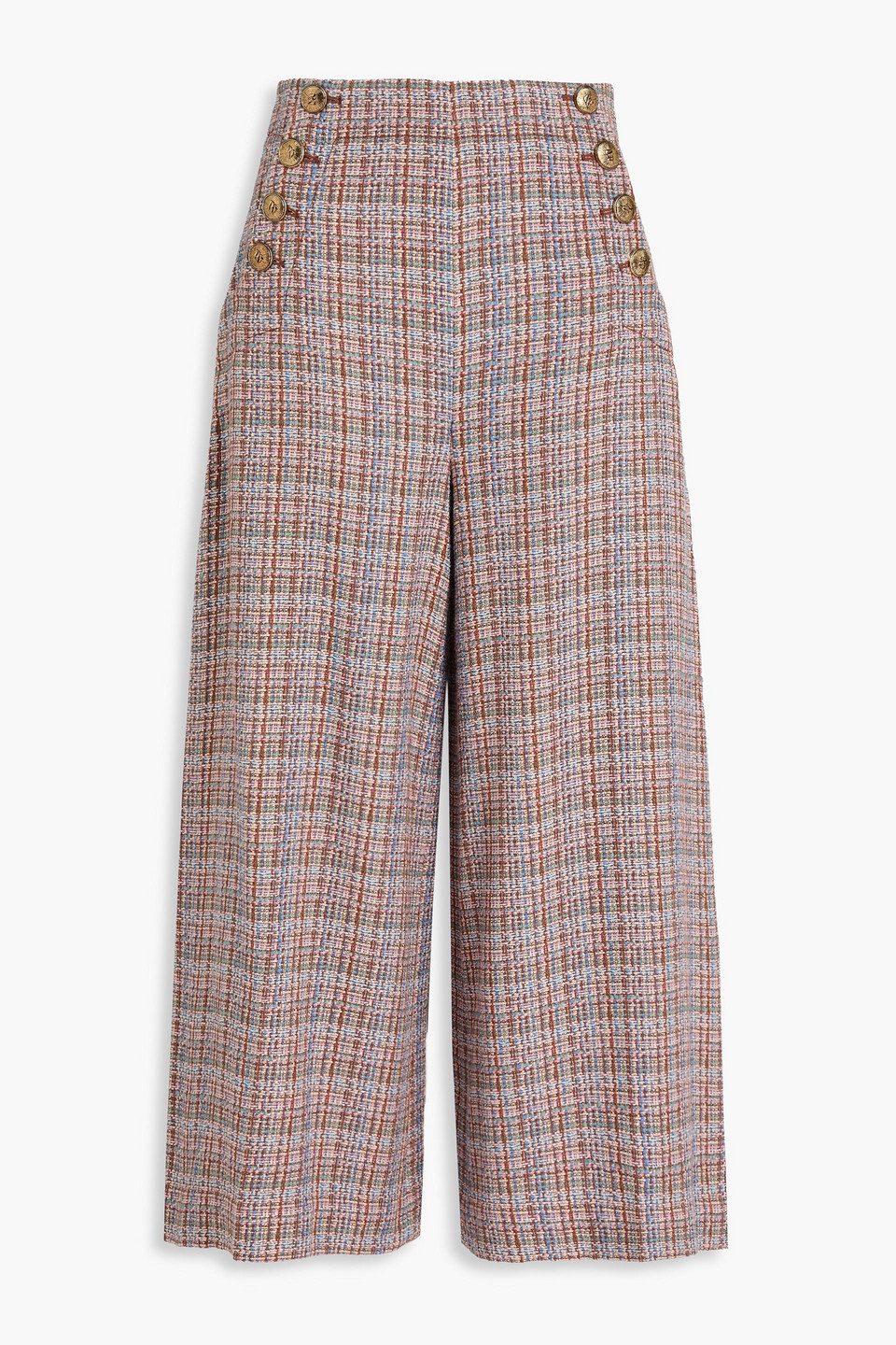 Zimmermann Culottes Aus Tweed In Brown