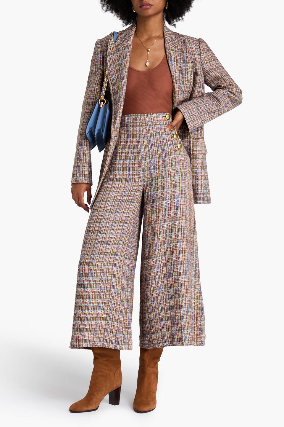  Zimmermann - Tweed Culottes - Brown - 0 