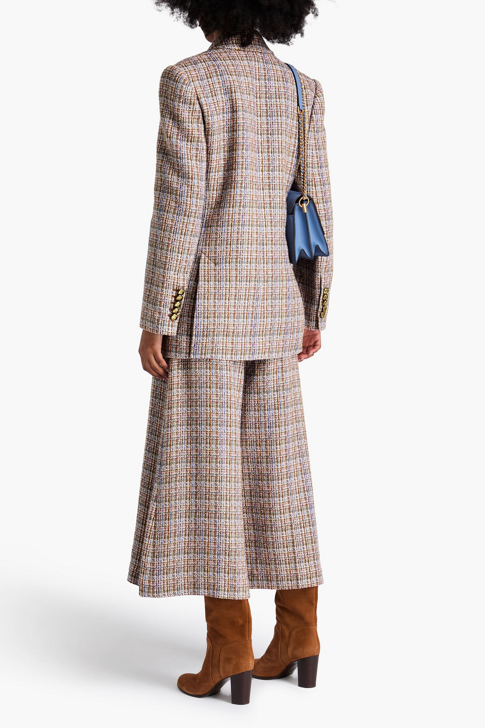  Zimmermann - Double-breasted Tweed Blazer - Brown - 0 