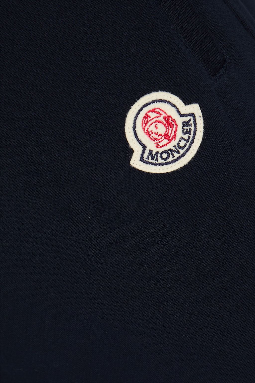 MONCLER French cotton-terry sweatpants