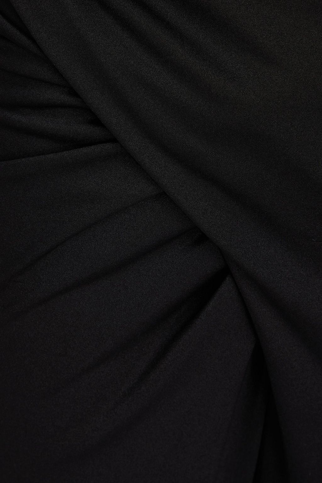 16ARLINGTON Hose „Boxte“ mit geradem Bein und Wickeleffekt aus Stretch-Jersey