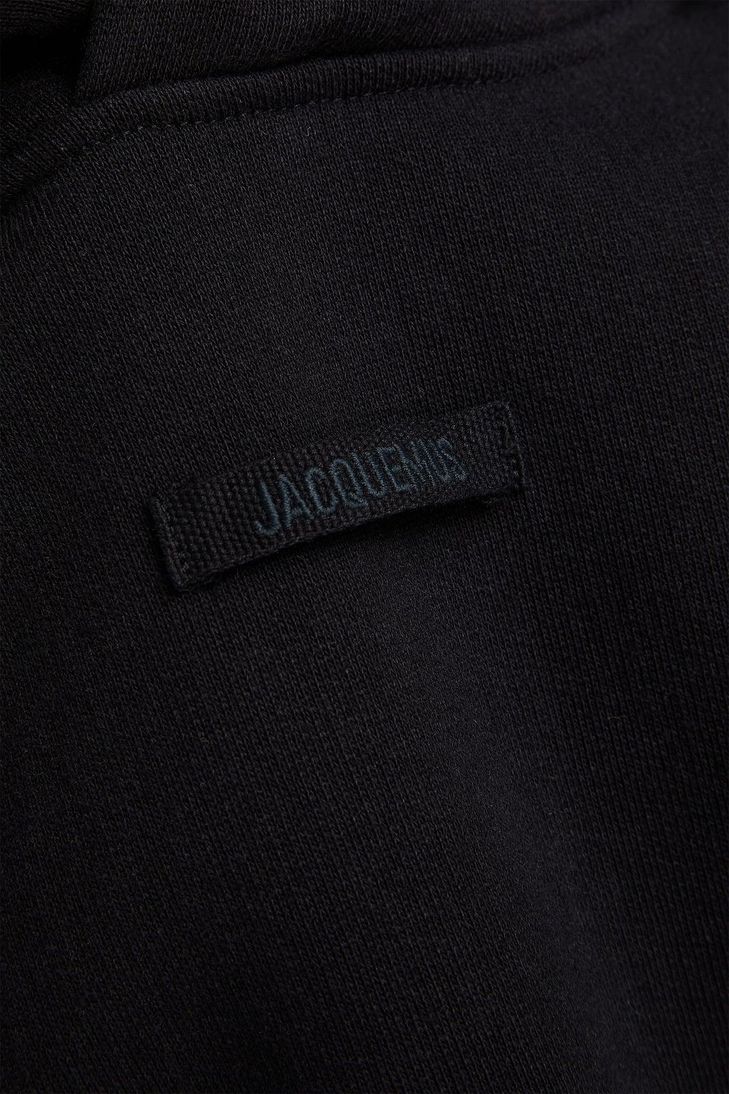 JACQUEMUS كنزة هودي من القطن والصوف الناعم