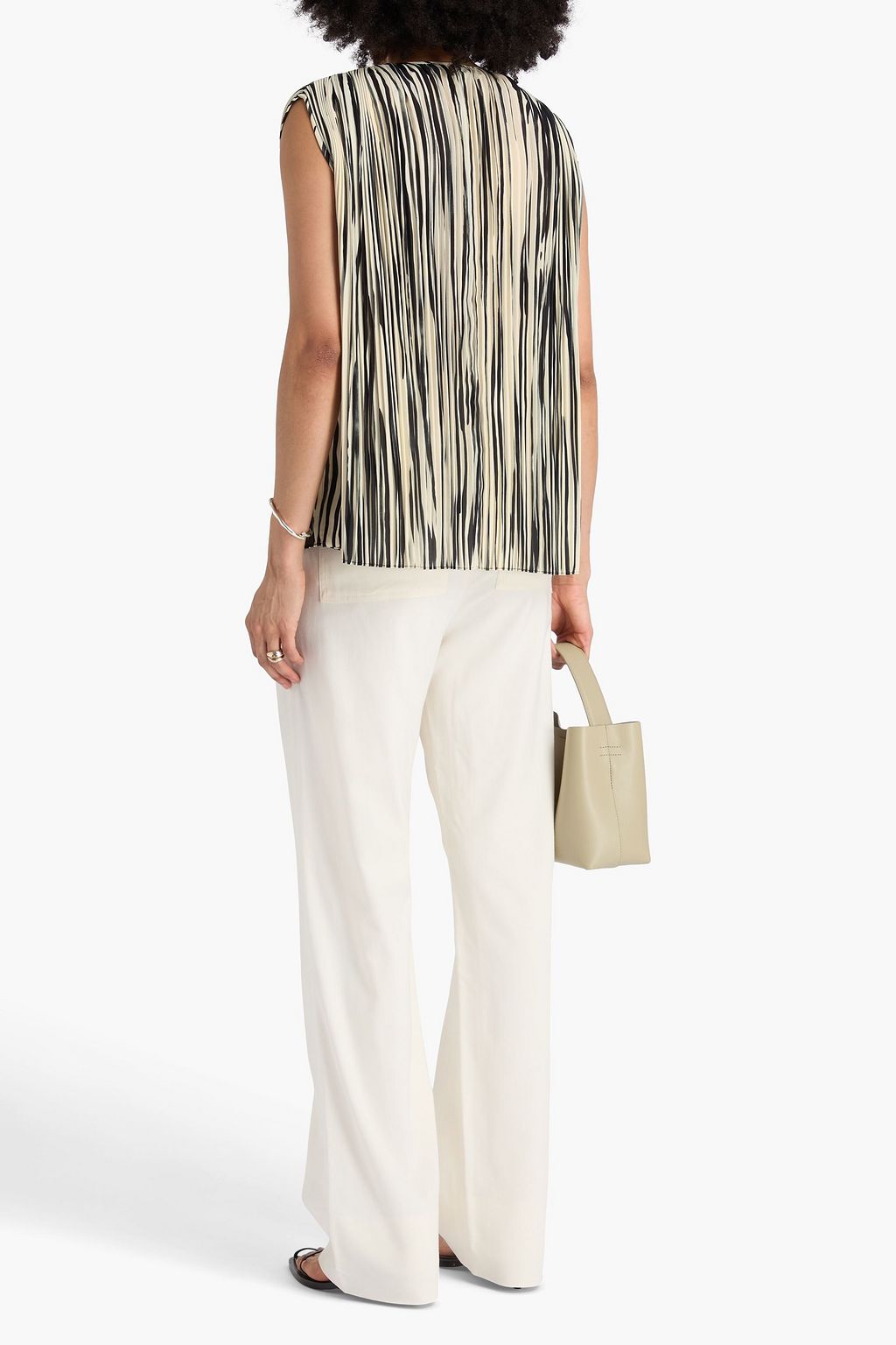 PROENZA SCHOULER Wade pleated chiffon top