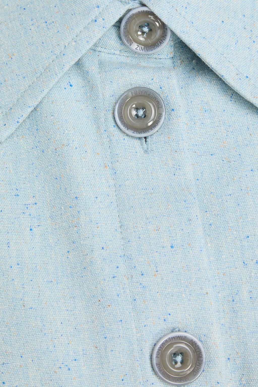 ZIMMERMANN ドネガルコットン&シルク混 シャツ