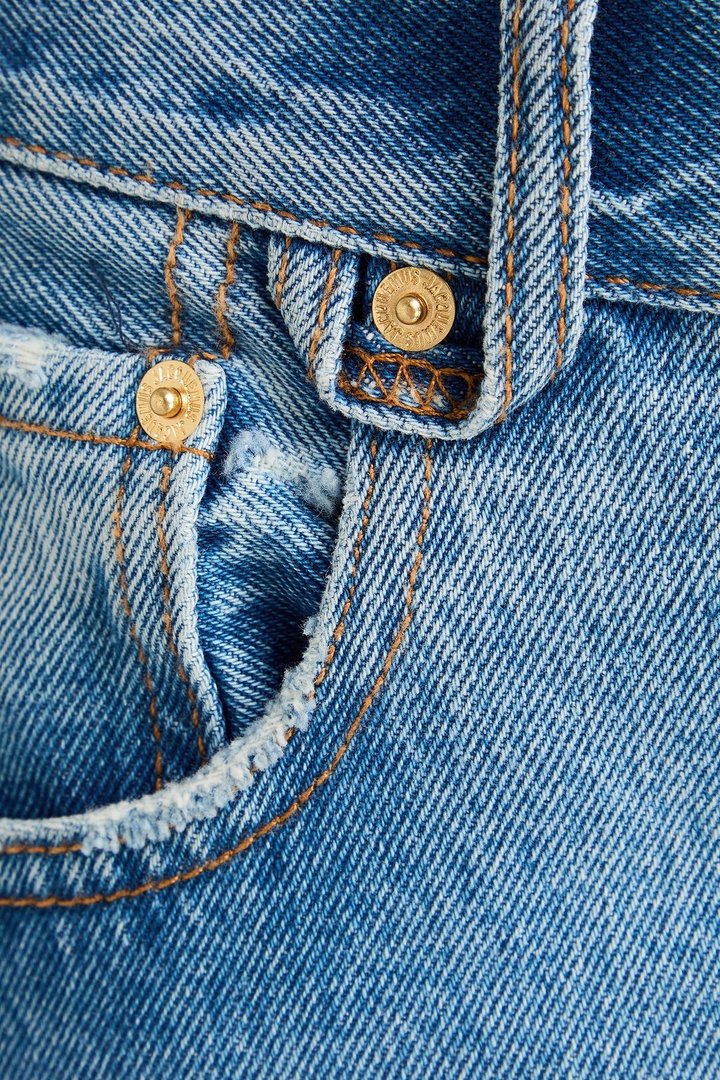 JACQUEMUS Cropped high-rise bootcut jeans