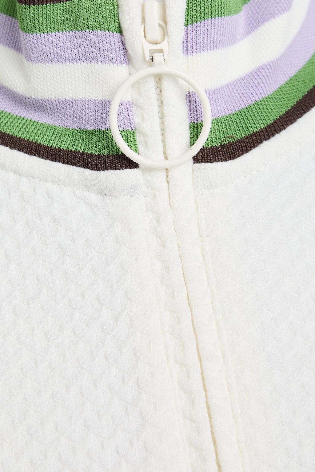 ZIMMERMANN Textured-jersey bomber jacket