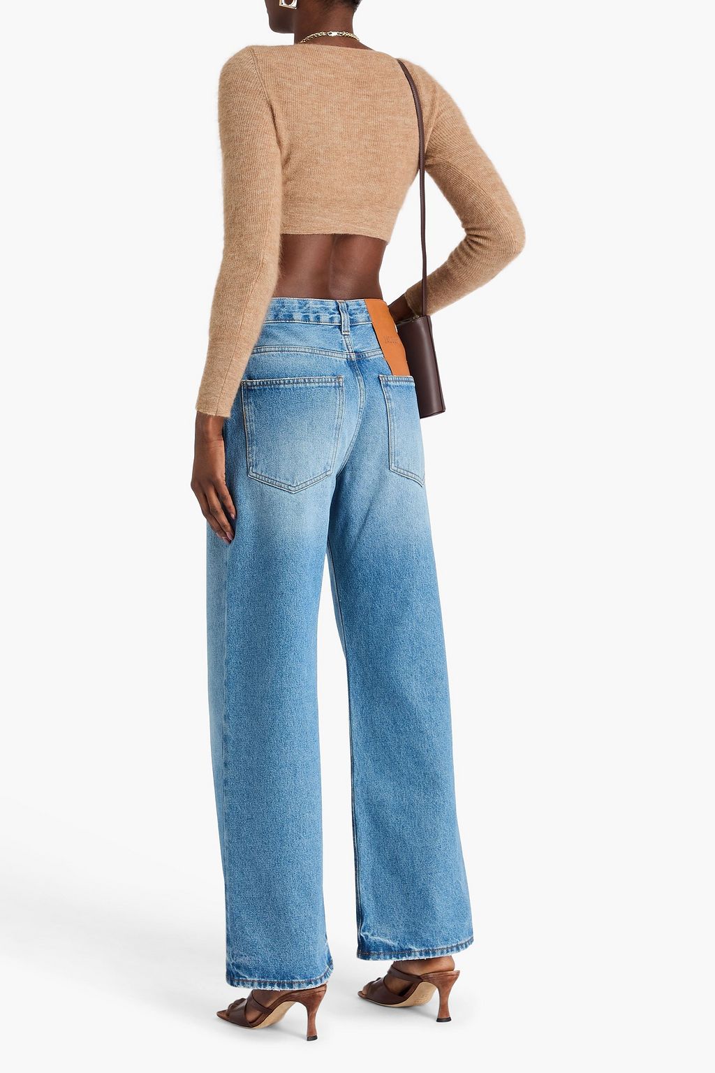 JACQUEMUS High-rise wide-leg jeans