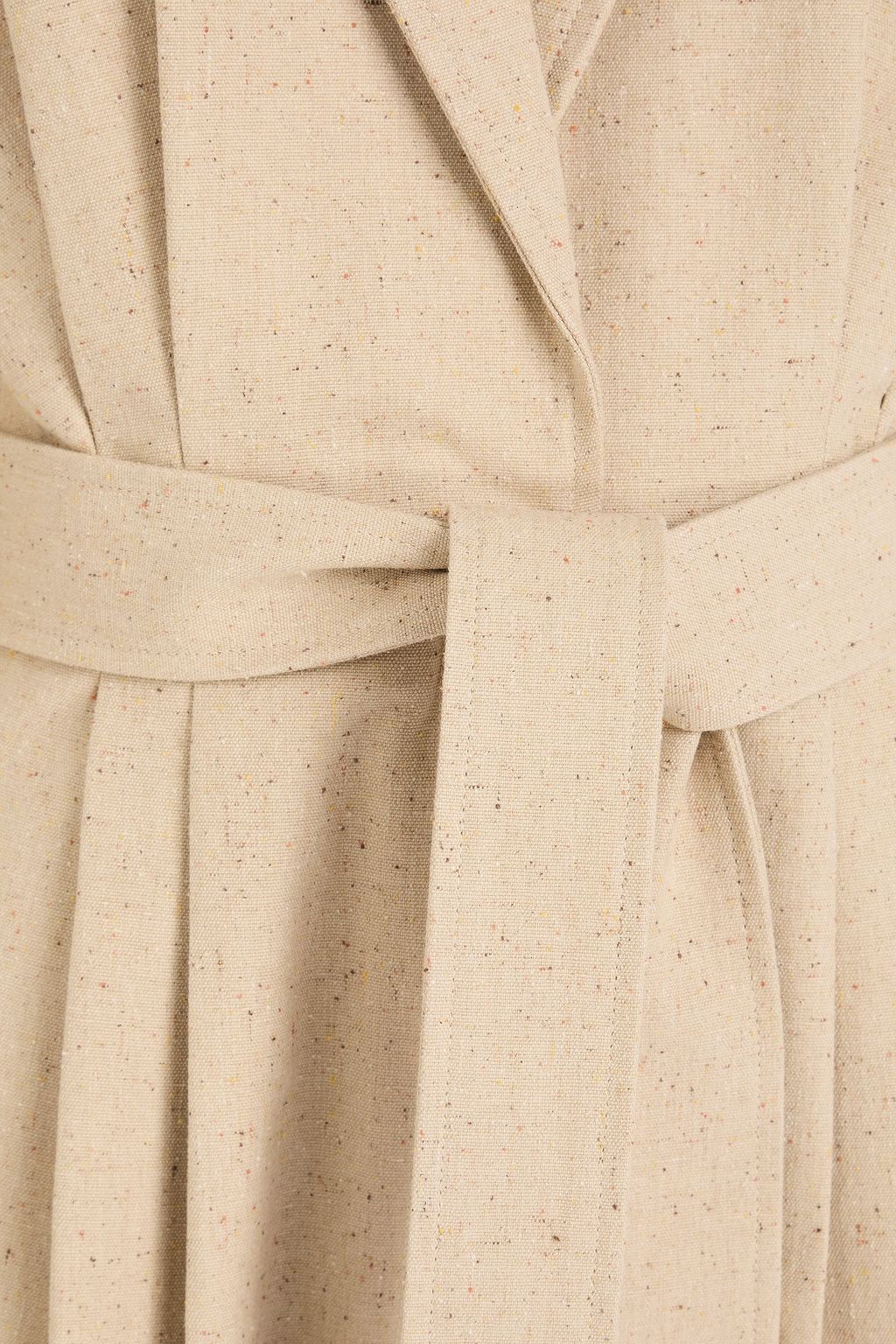 ZIMMERMANN ドネガルコットン&シルク混キャンバス ジャンプスーツ ベルト付き