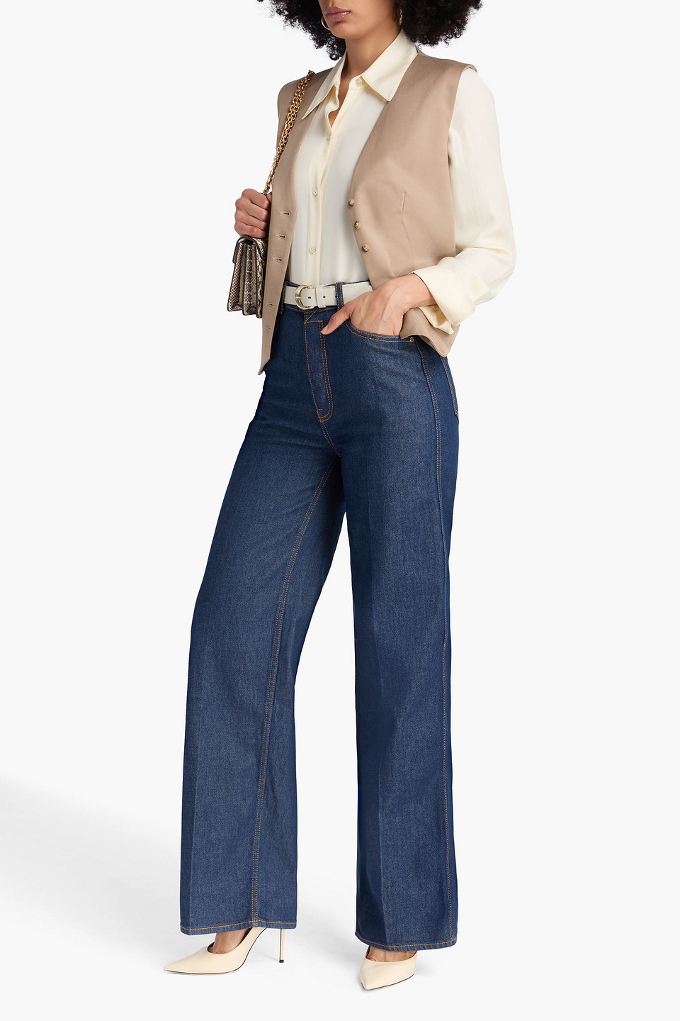 Zimmermann High-rise Wide-leg Jeans