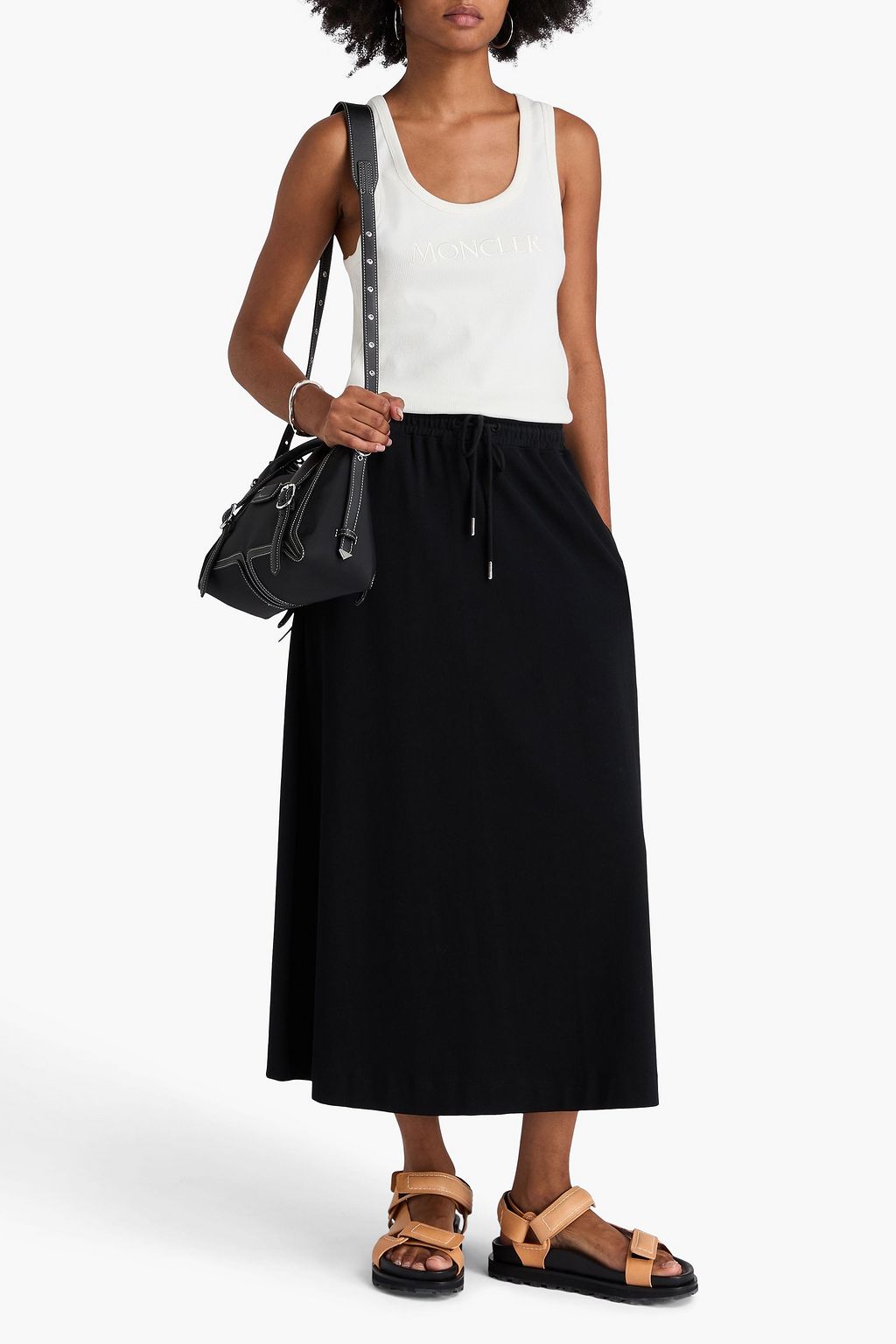 MONCLER Stretch-cotton jersey tank