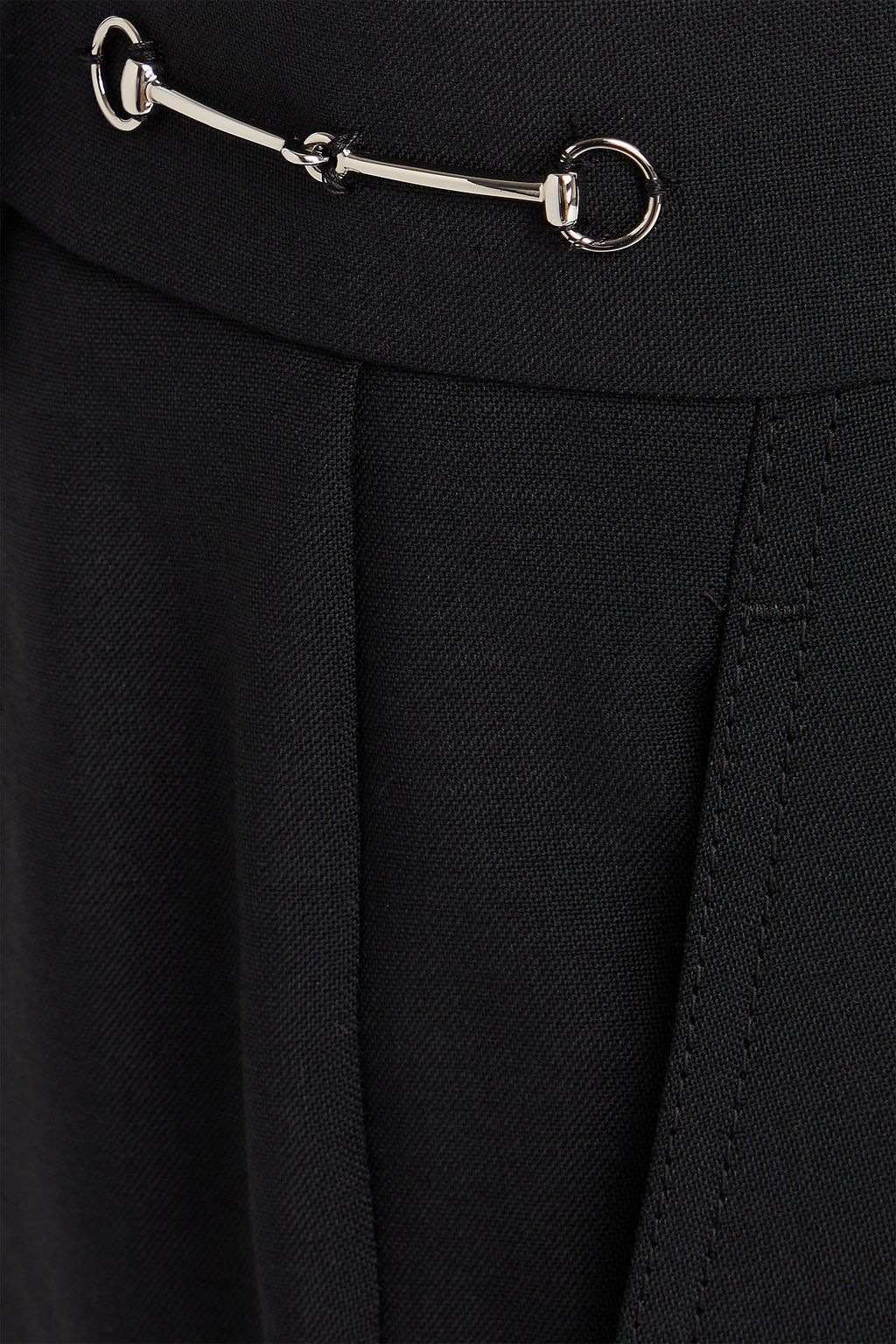 GUCCI Mohair and wool-blend slim-leg pants