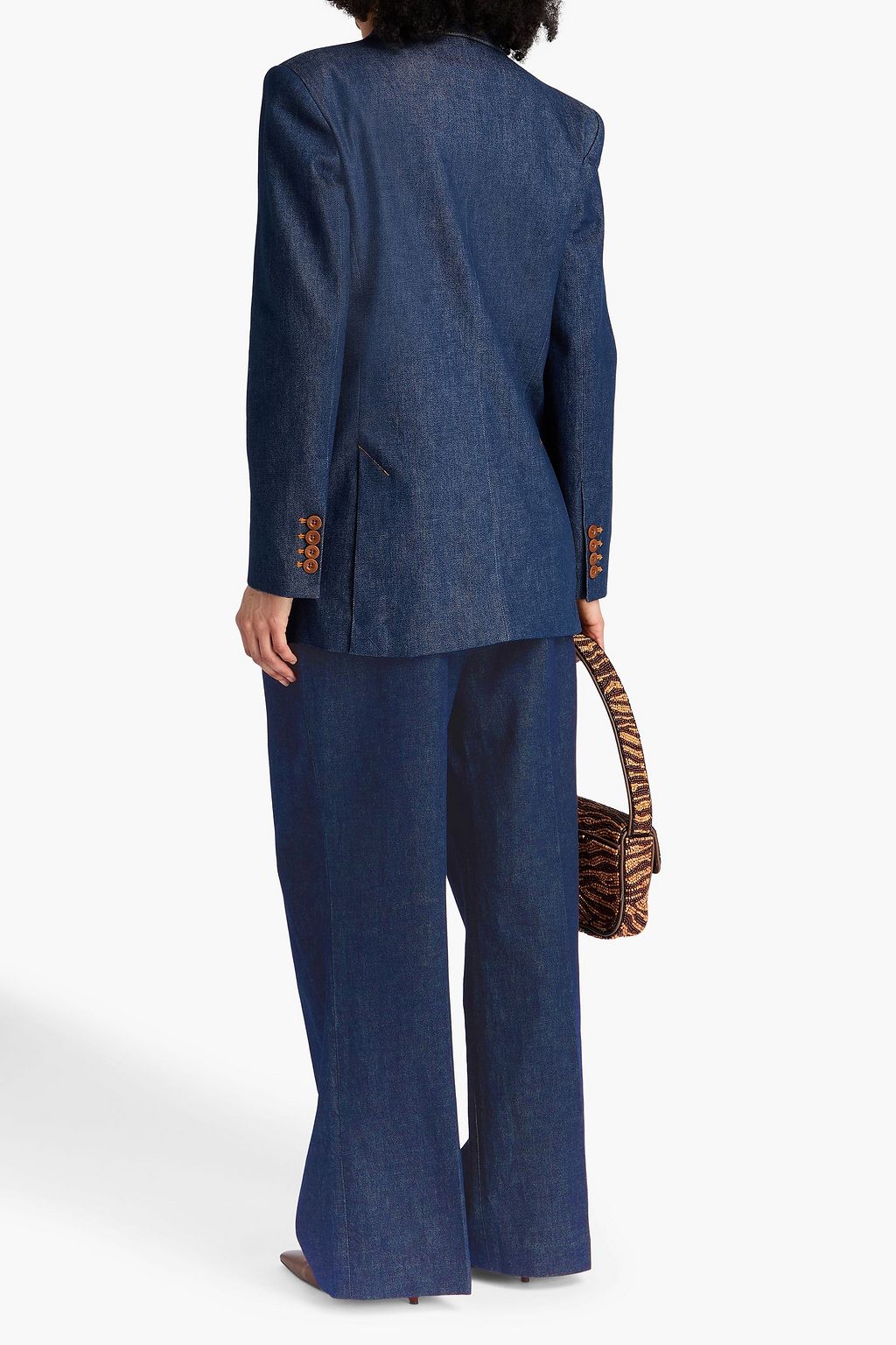 ZIMMERMANN Double-breasted denim blazer