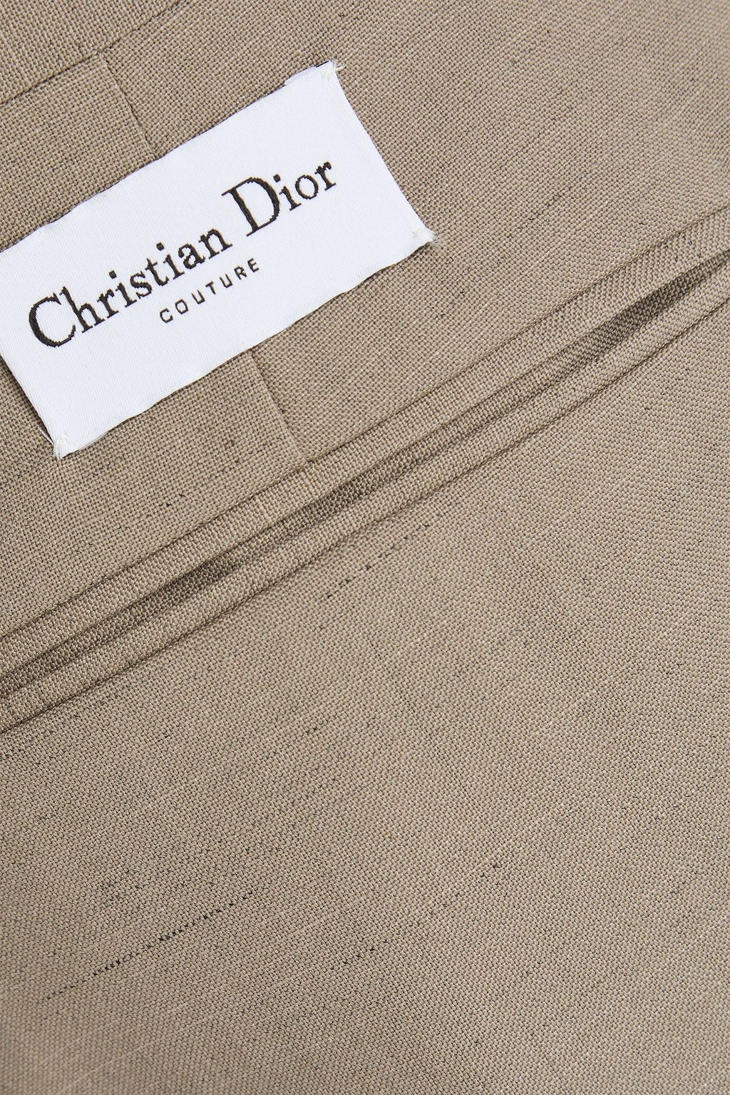 DIOR Wool and linen-blend pants