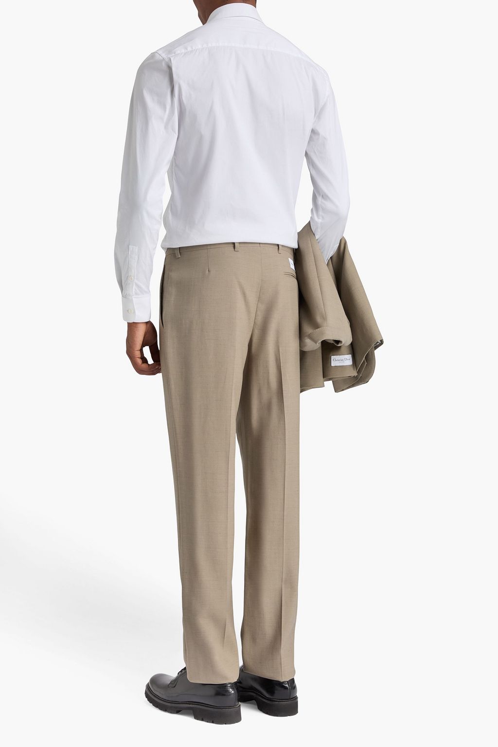 DIOR Wool and linen-blend pants