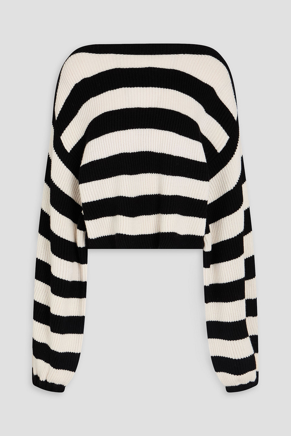 Zimmermann Striped Ribbed Wool Sweater In Multi