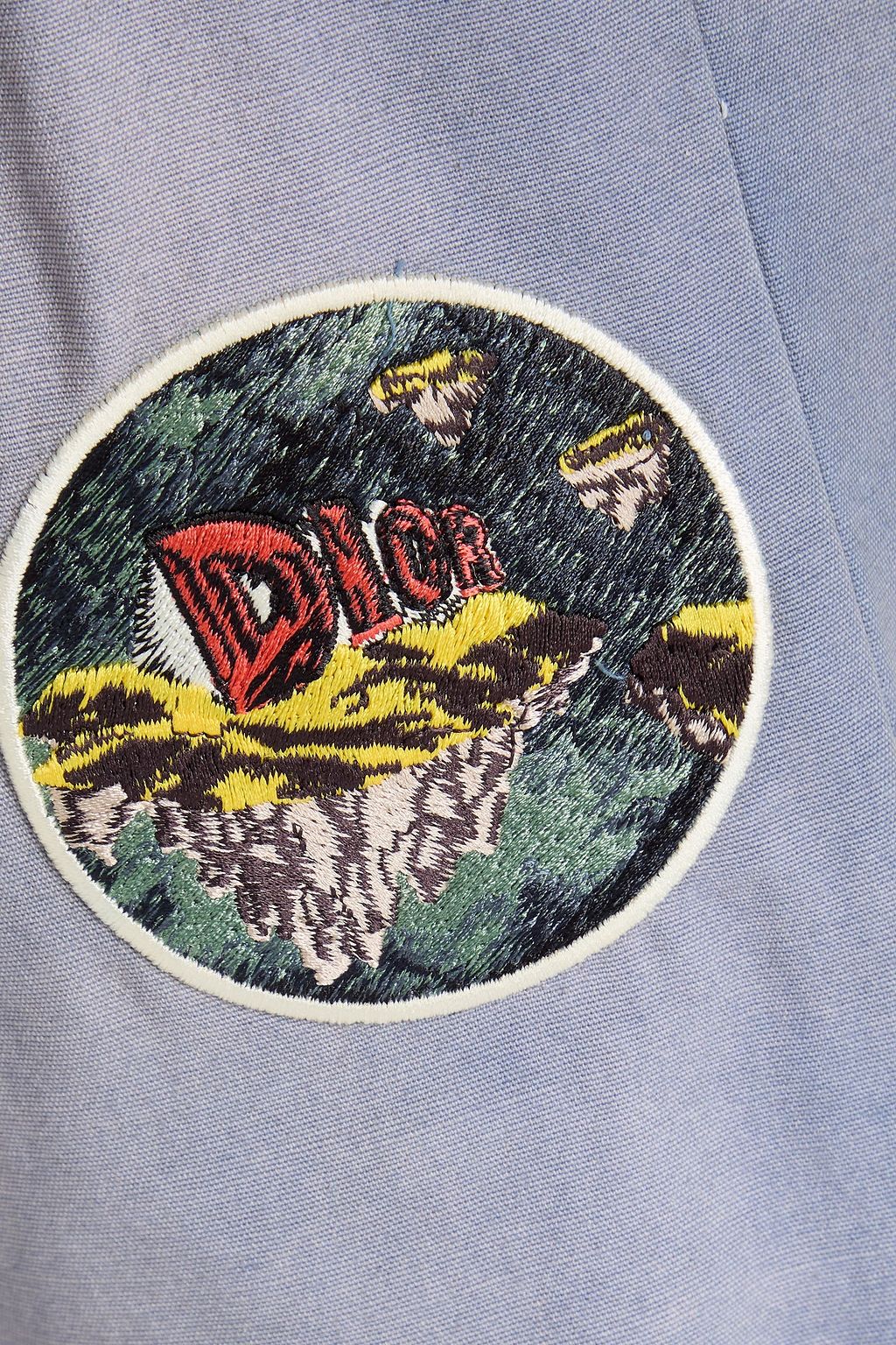 DIOR Faded cotton-canvas pants