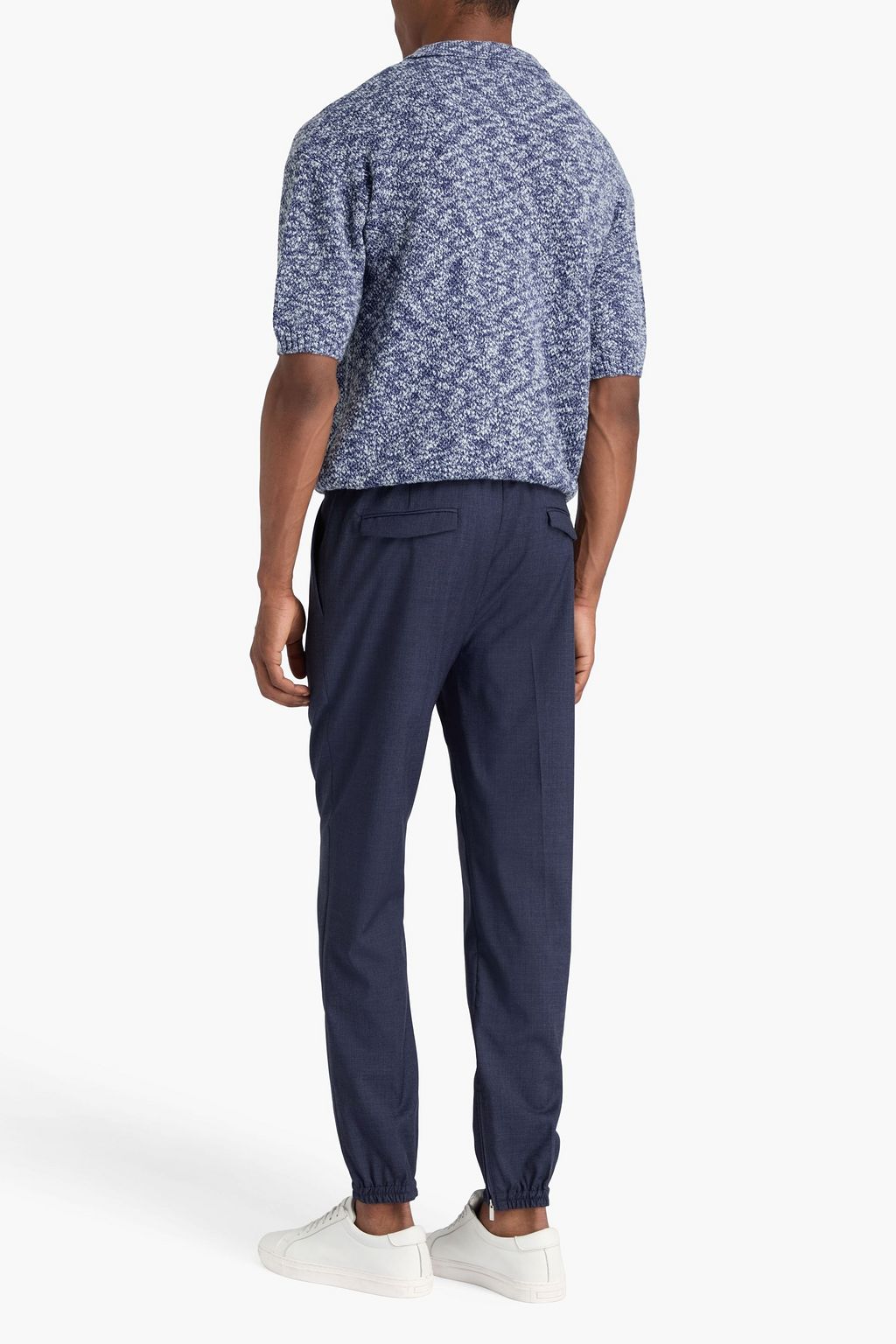 DIOR Tapered wool drawstring pants