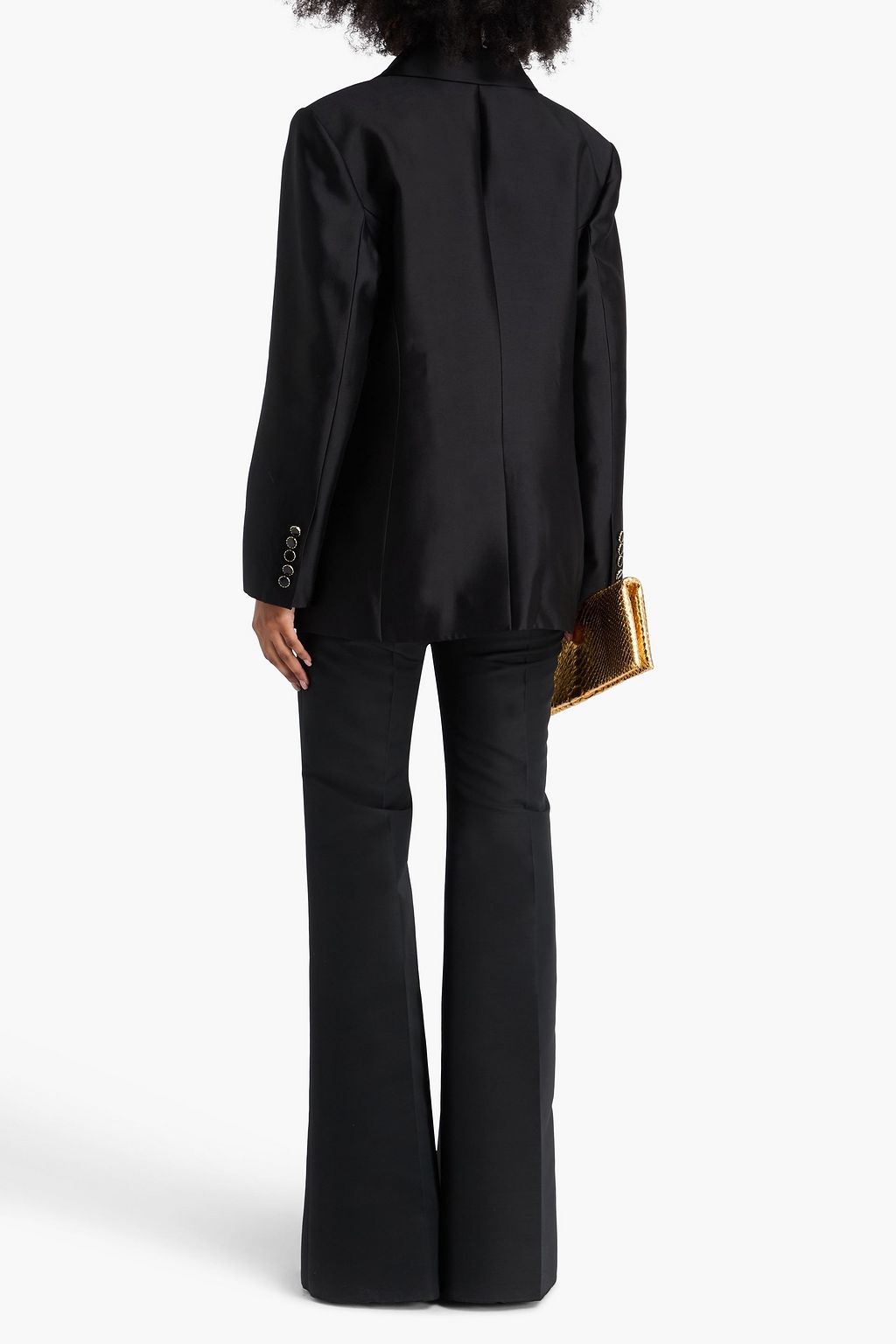 ZIMMERMANN Wool and silk-blend satin blazer