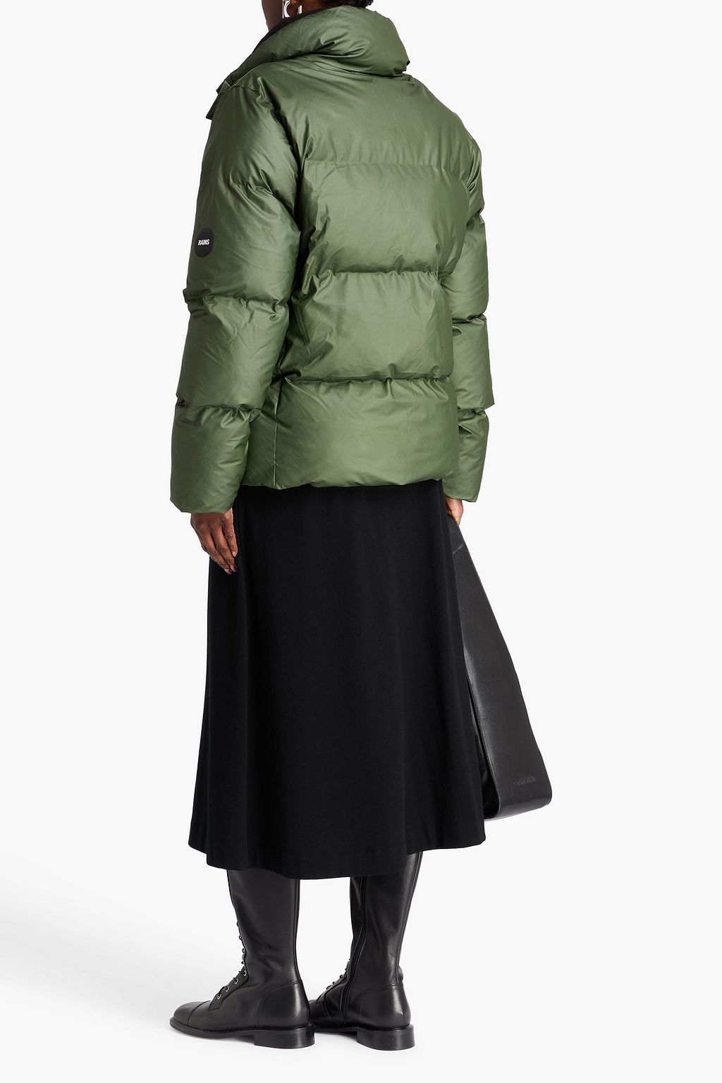 RAINS Quilted padded shell jacket