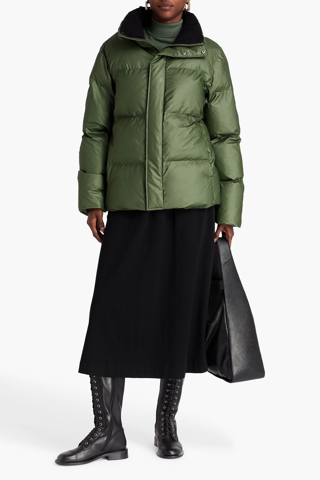 RAINS Quilted padded shell jacket