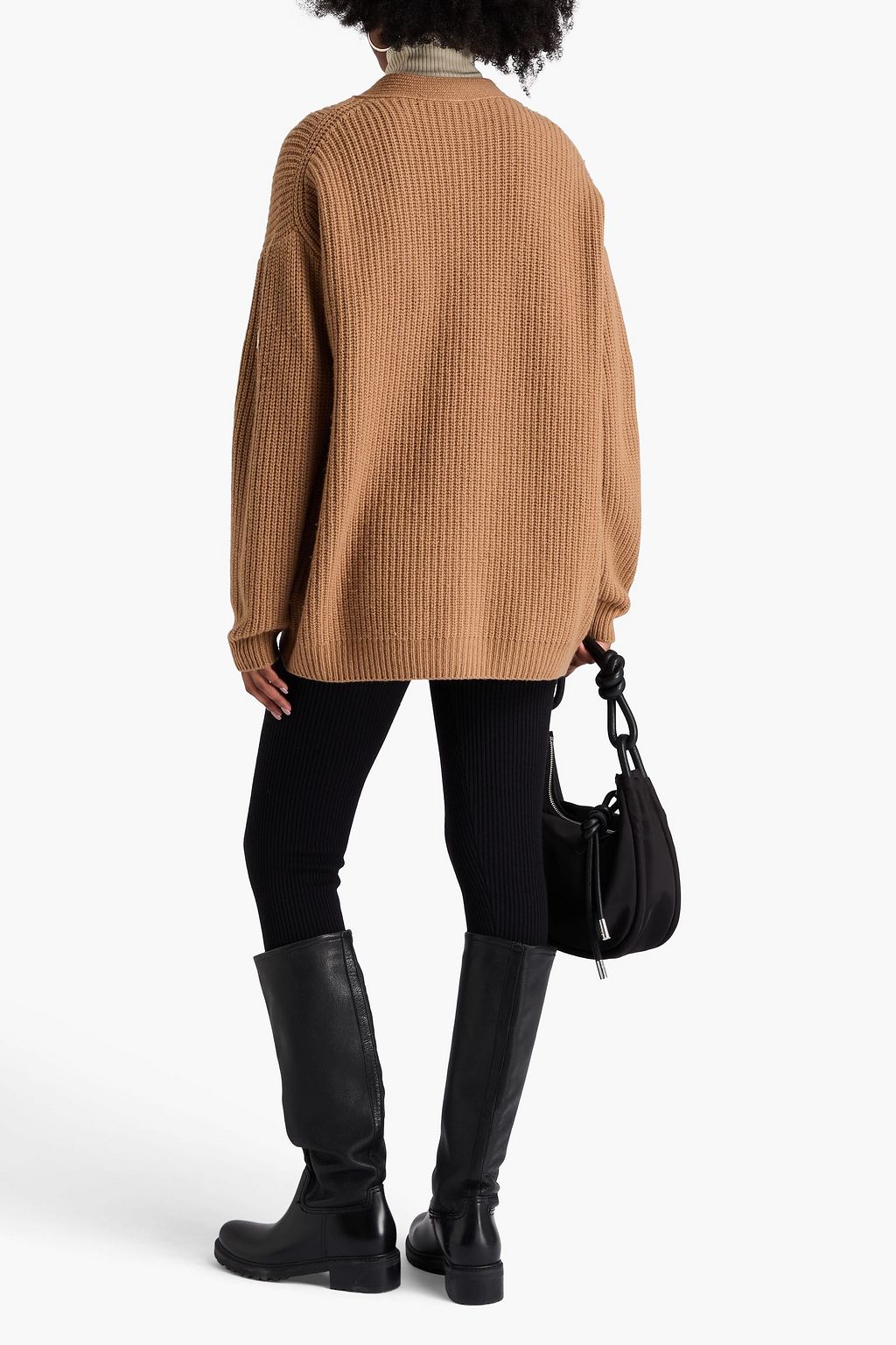 MONCLER Cardigan aus Rippstrick