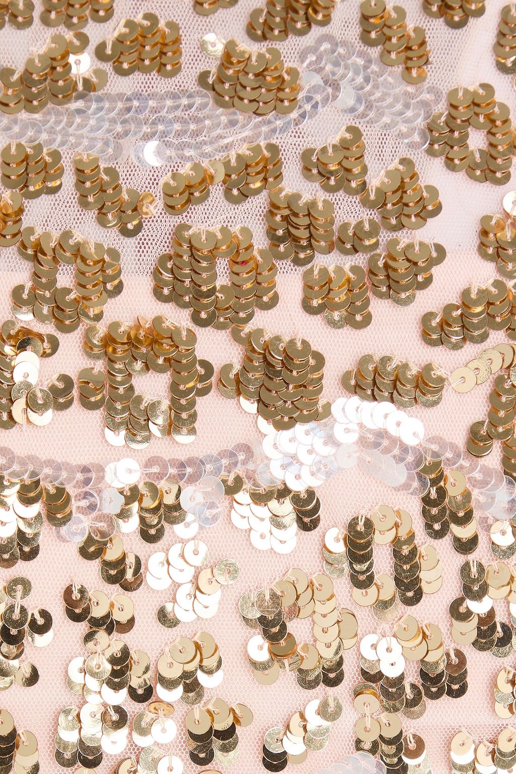 NEEDLE & THREAD Ruffled sequin-embellished tulle mini dress