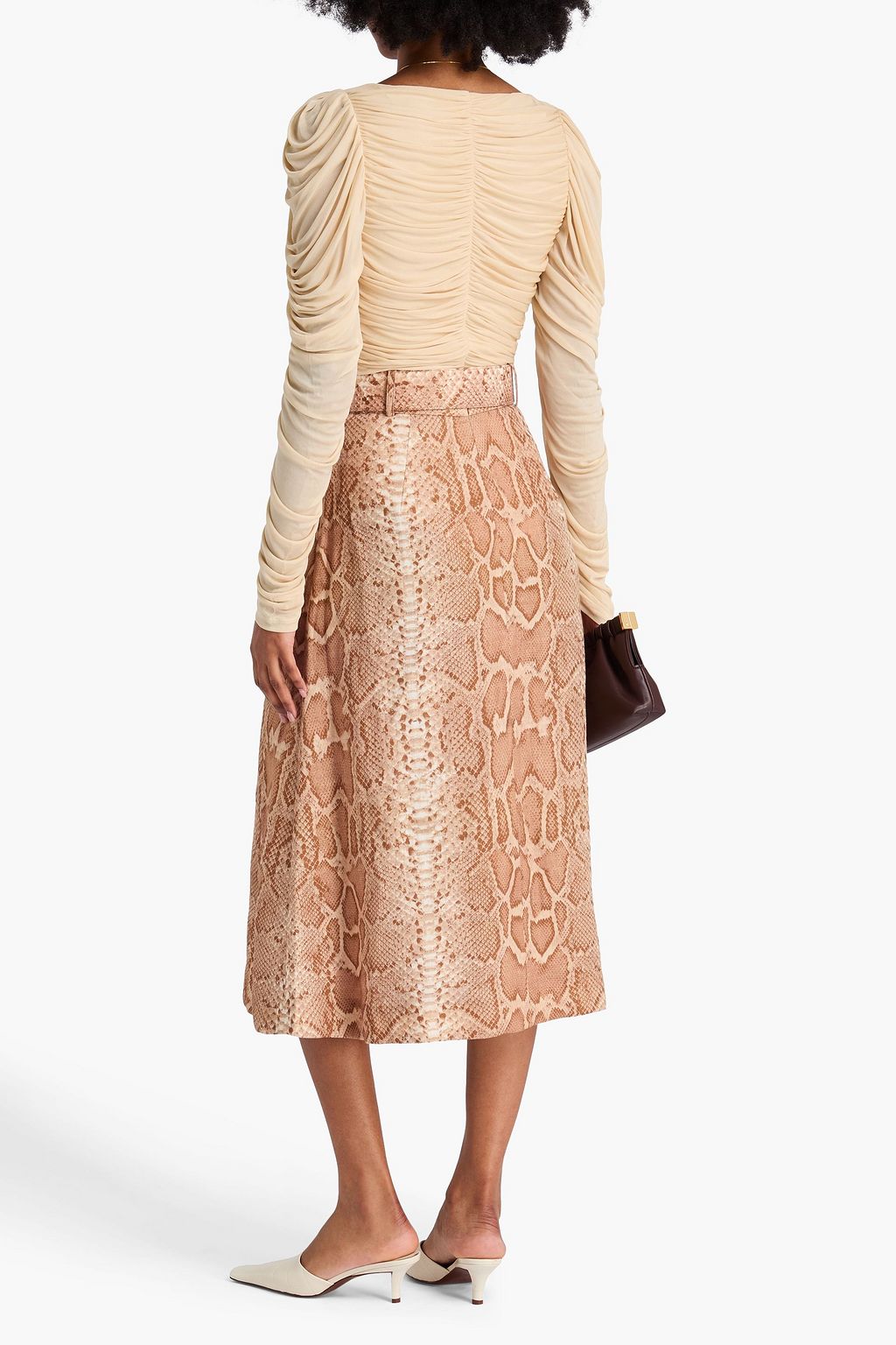ZIMMERMANN ジャージー ボディスーツ ルーシュ入り