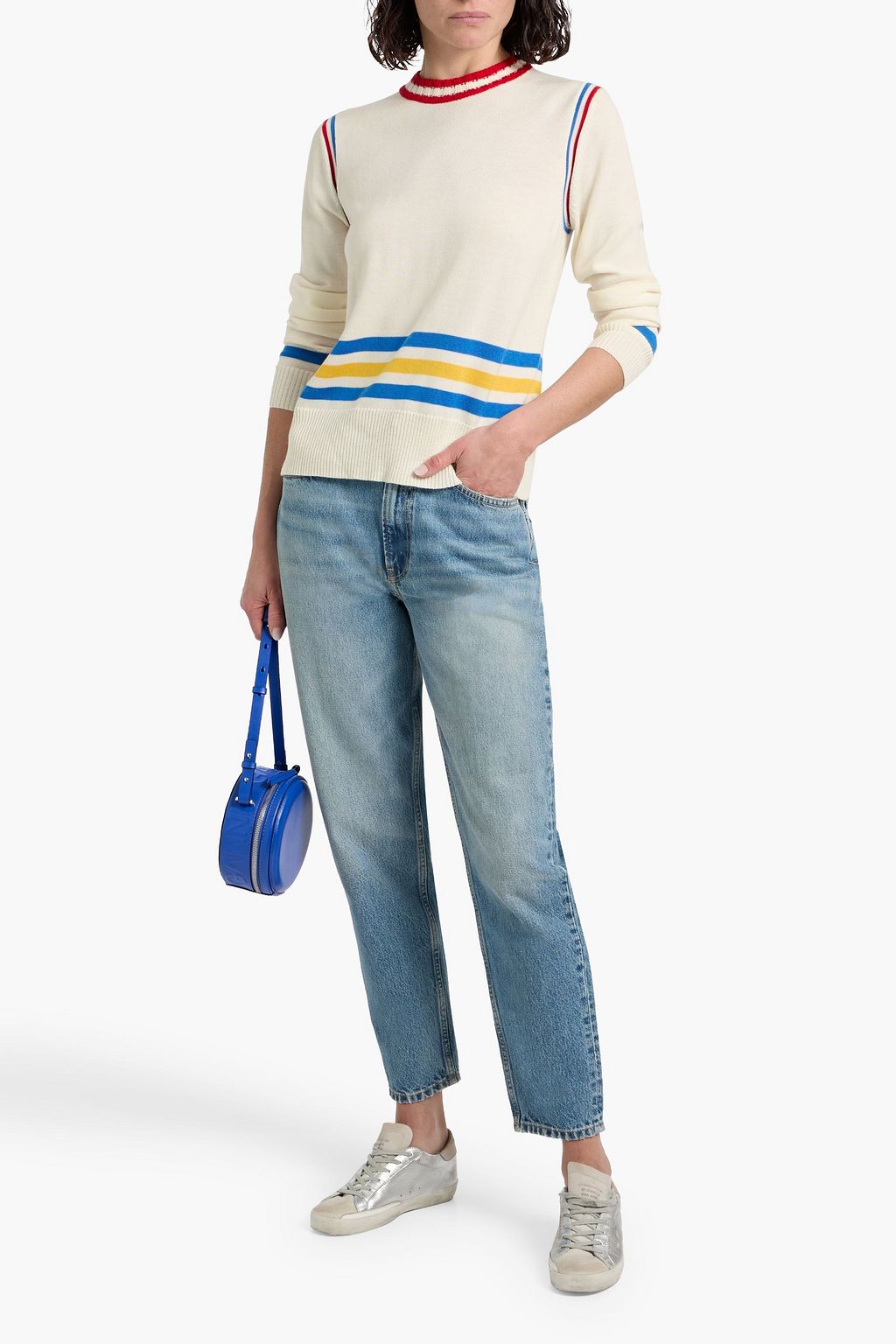 CHINTI & PARKER Striped merino wool sweater