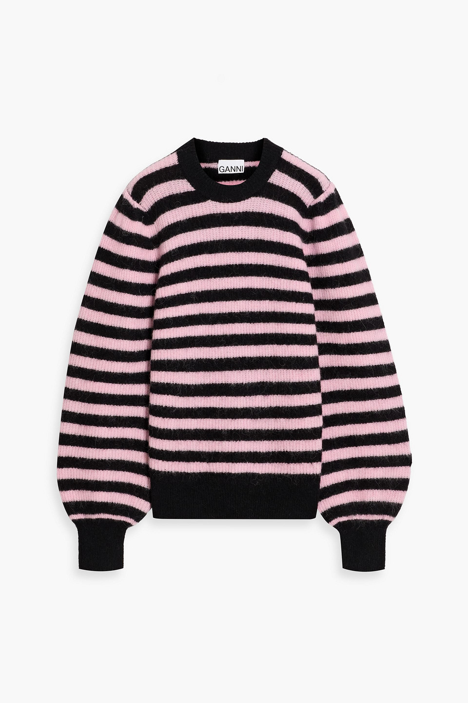 Striped knitted sweater