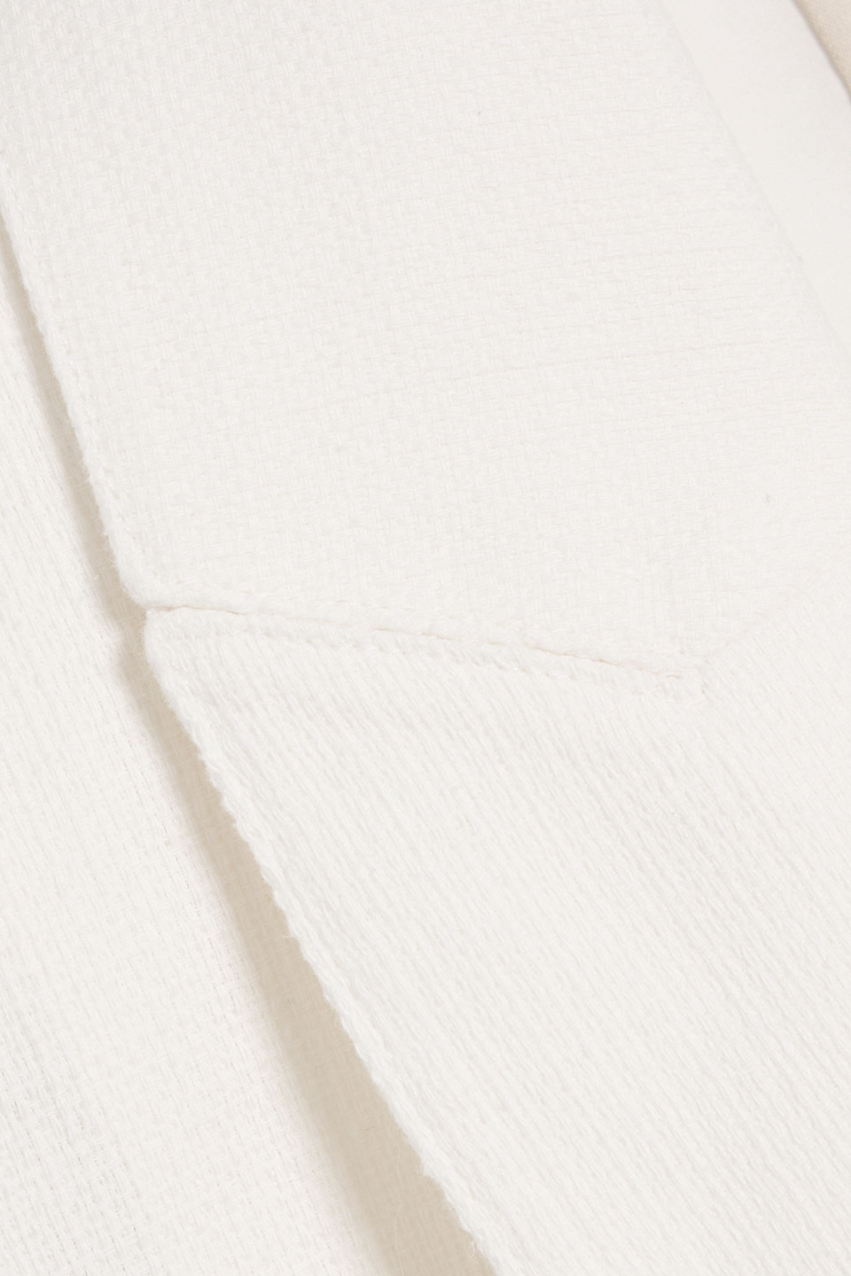 Bec & Bridge Cotton-tweed Blazer In White